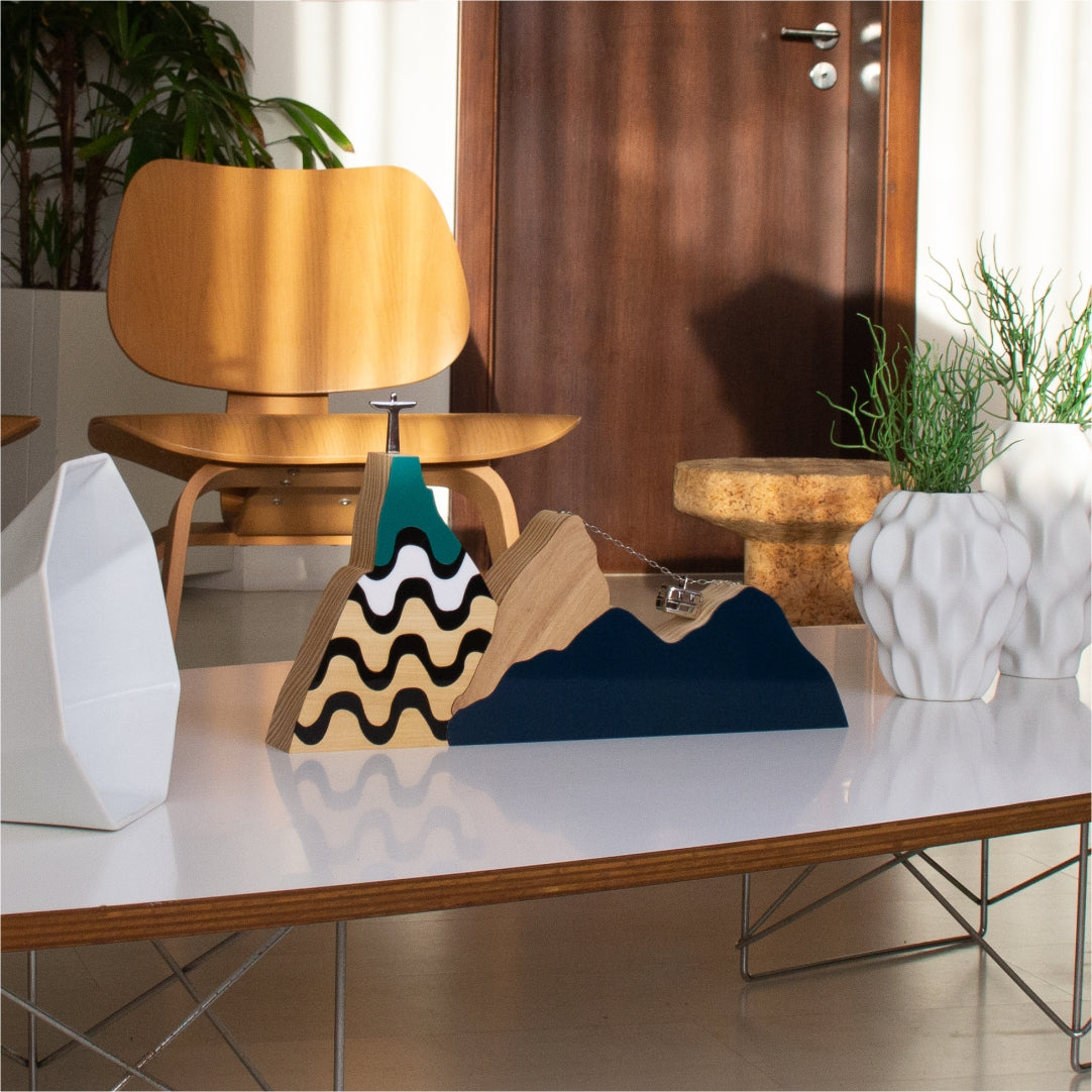 Wooden Sculpture River Landscape Copacabana Bossa Nova G Patricia Maranhão