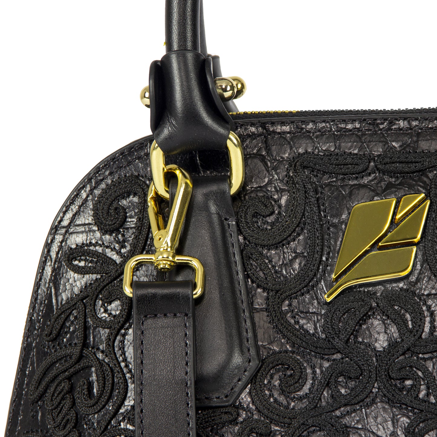 Bolsa Bowling Serena Barroca Preto P Patrícia Maranhão