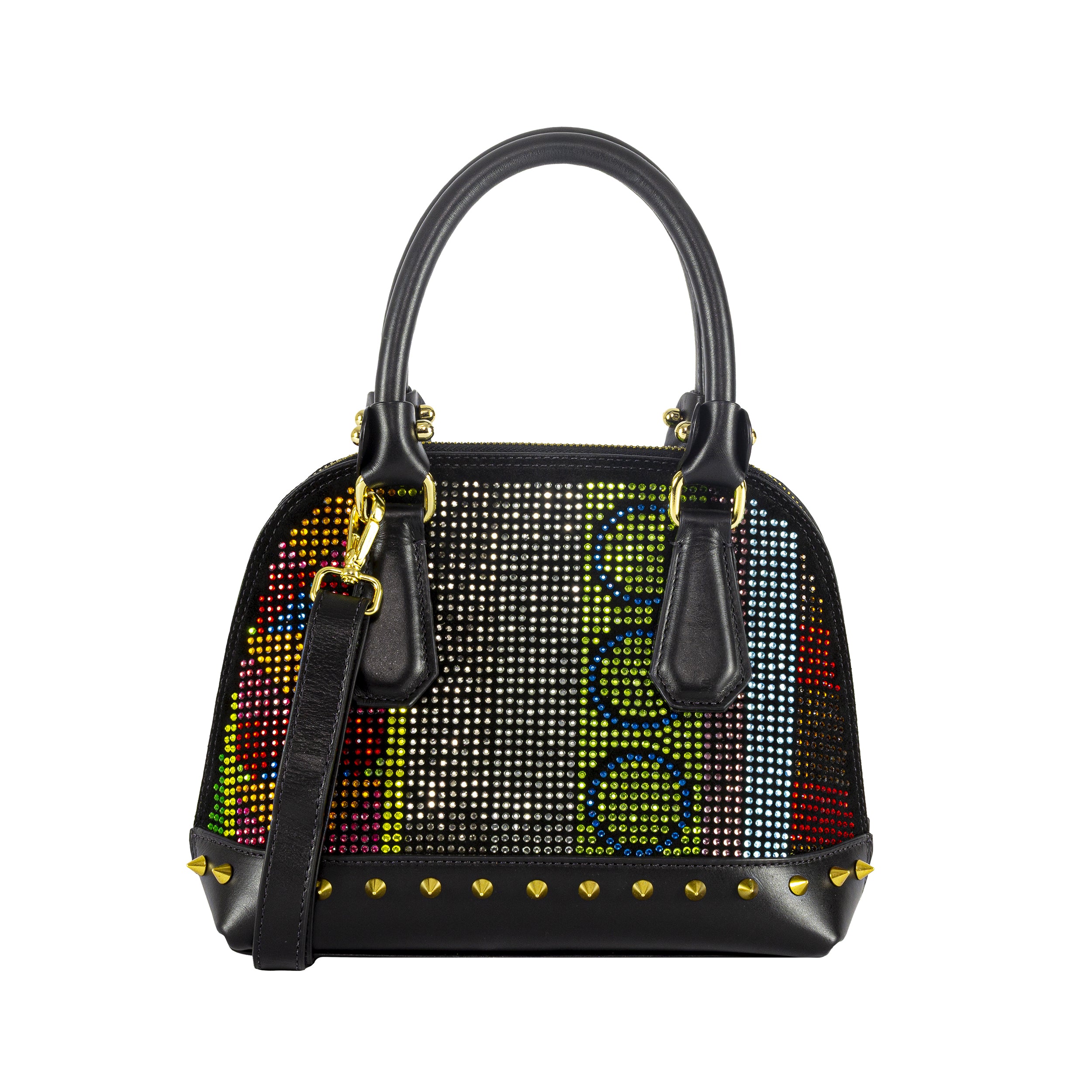 Serena Hot Black Bowling Bag, Size P, Patricia Maranhão