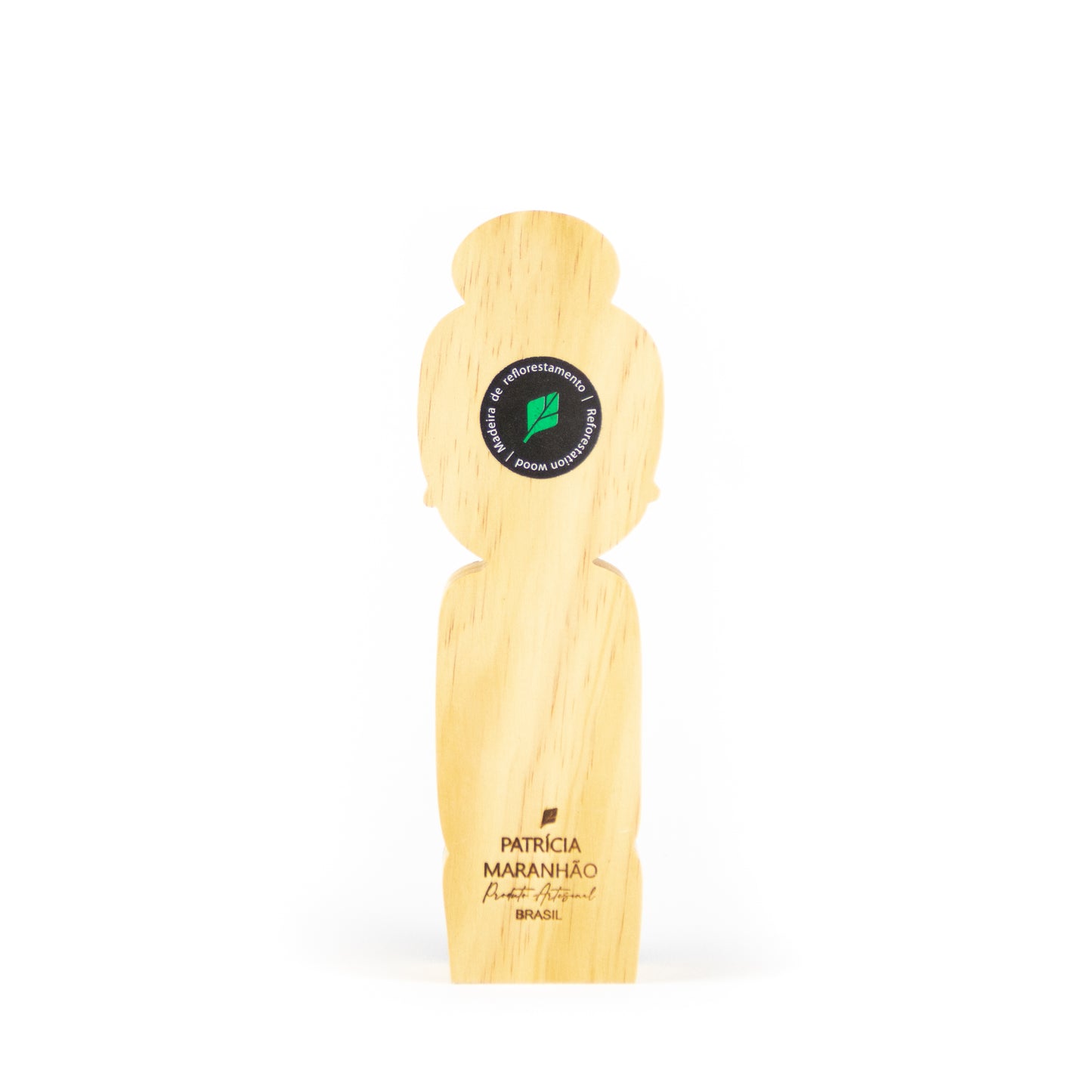 Kokeshi Wood Sculpture Audrey Hepburn