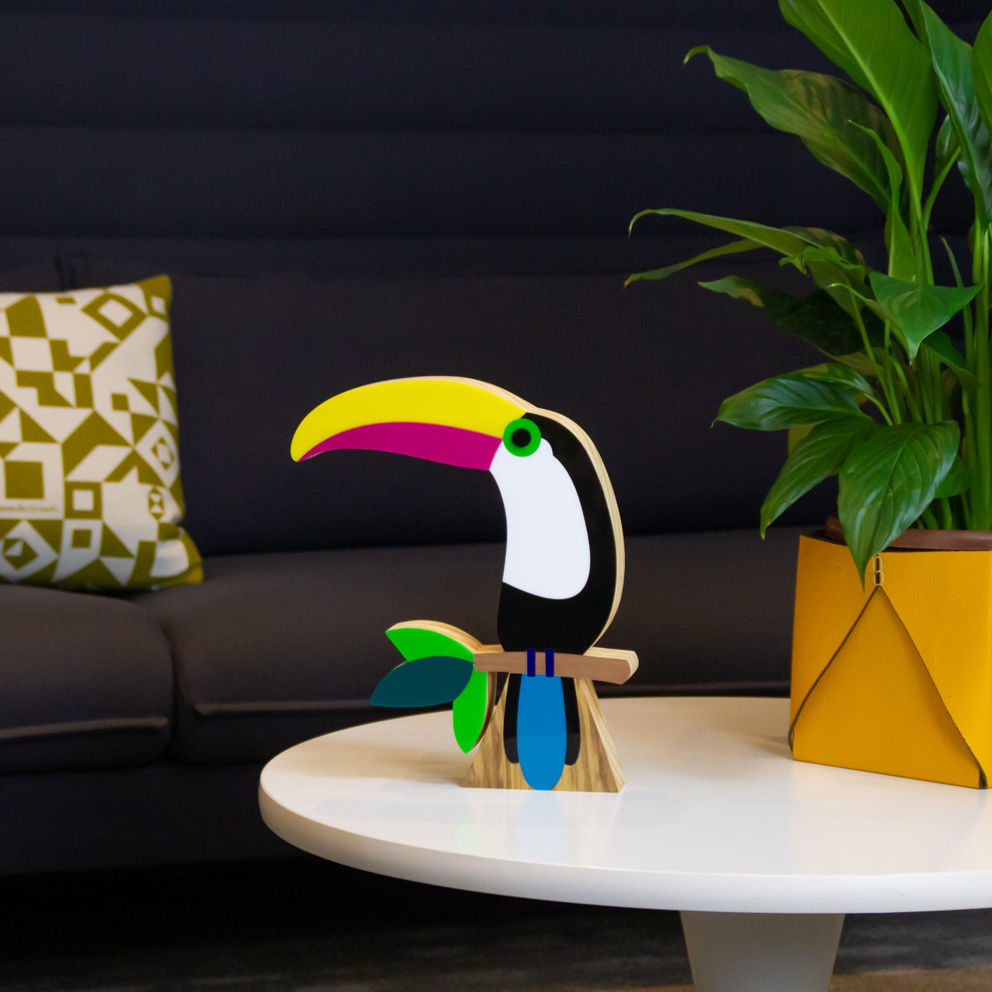 Wooden Sculpture Toucan Ted GG Patricia Maranhão