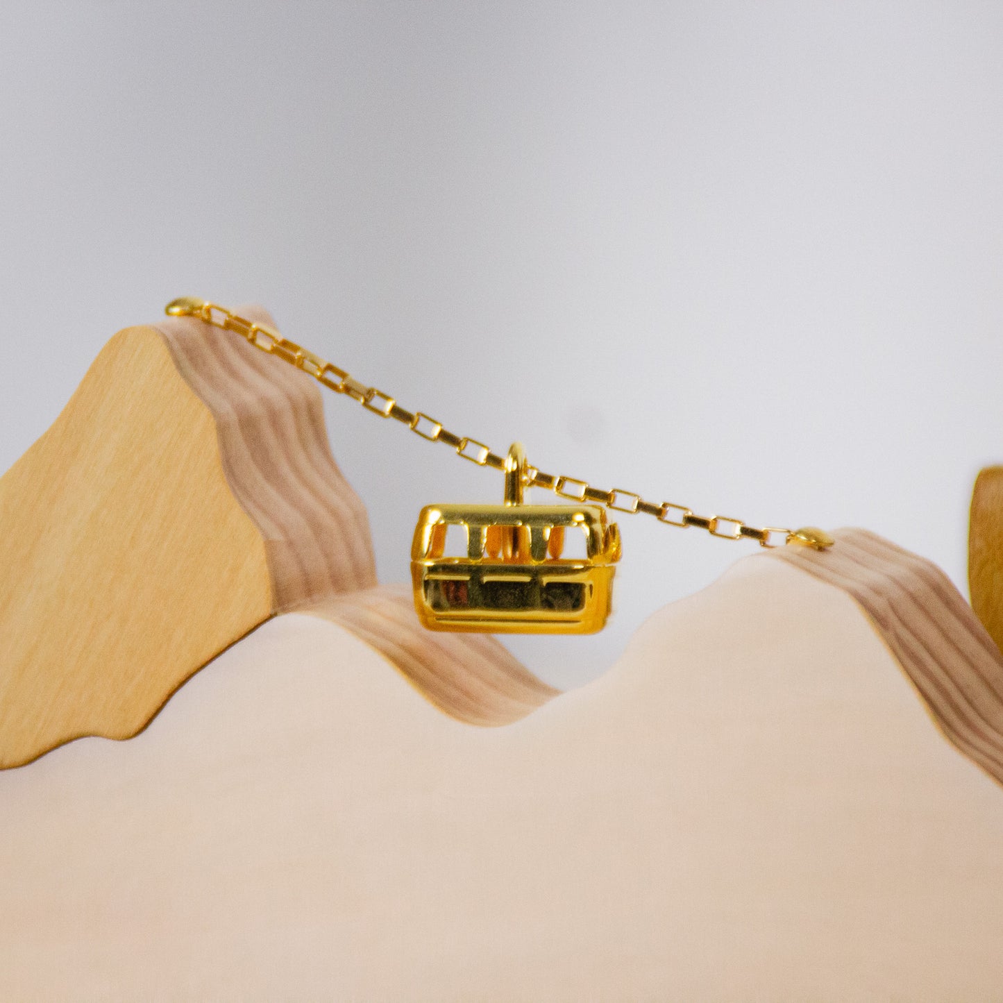 Wooden Sculpture Landscape Gold River Medium Patricia Maranhão
