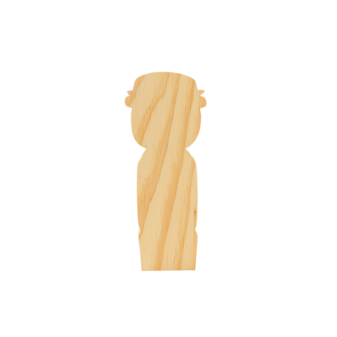 Kokeshi Wood Sculpture Mary Poppins