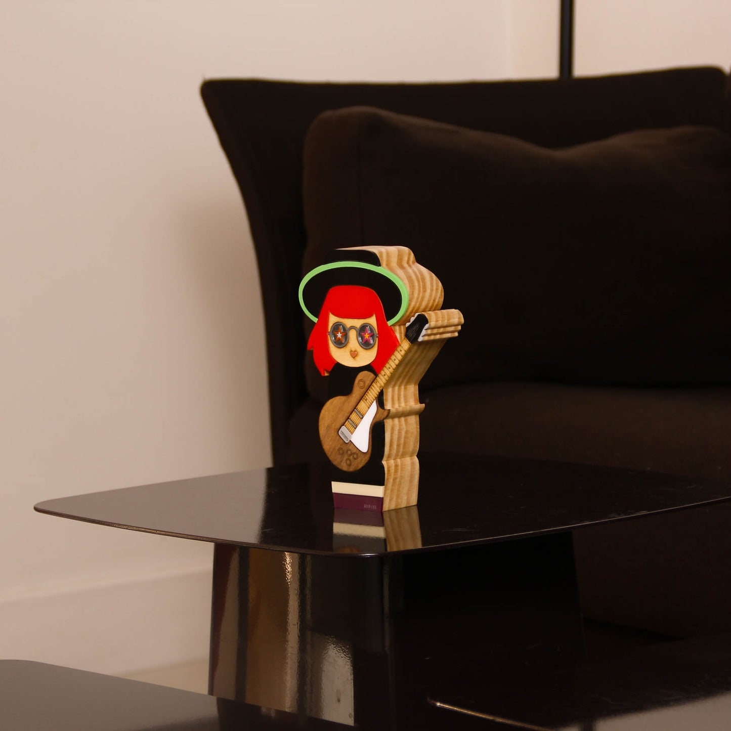 Kokeshi Wood Sculpture Rita Lee Patricia Maranhão