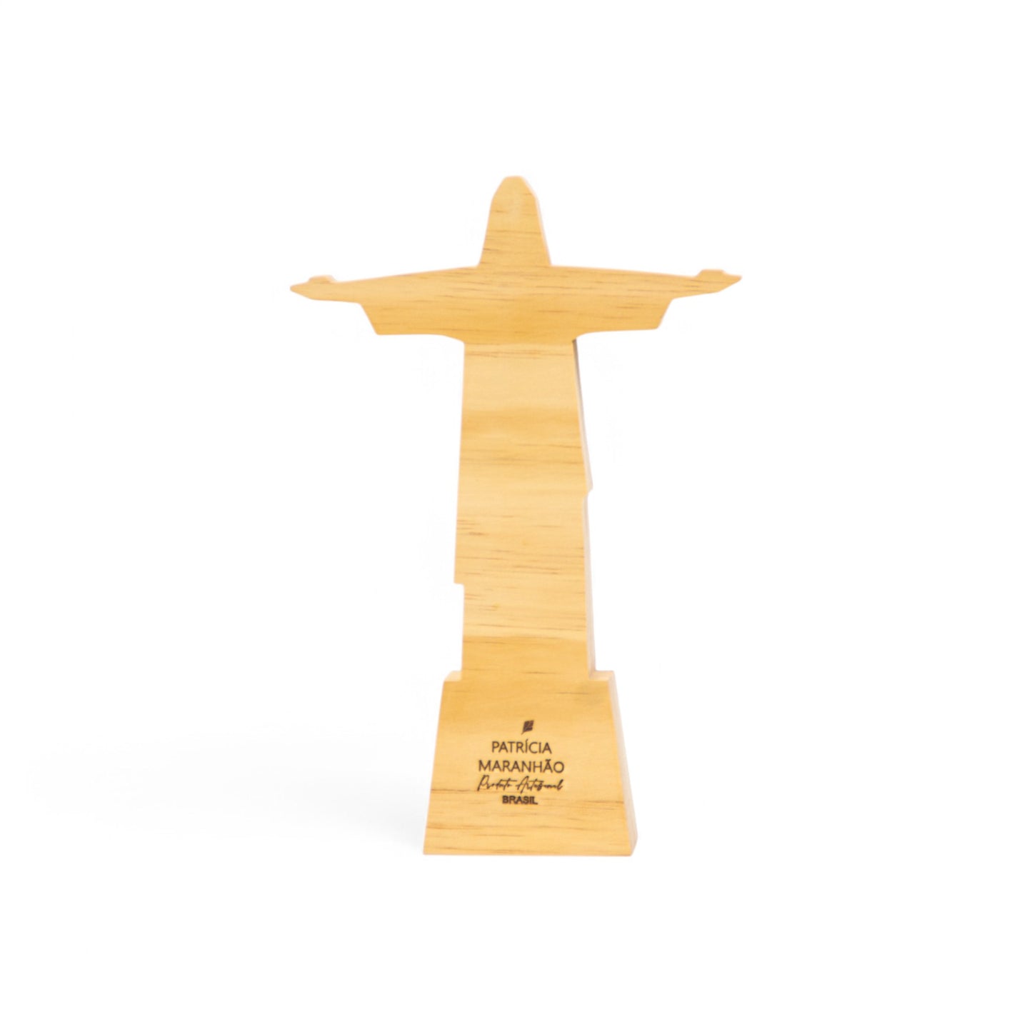 Escultura Madeira Rio Cristo Redentor Cubista Fun M Patricia Maranhão