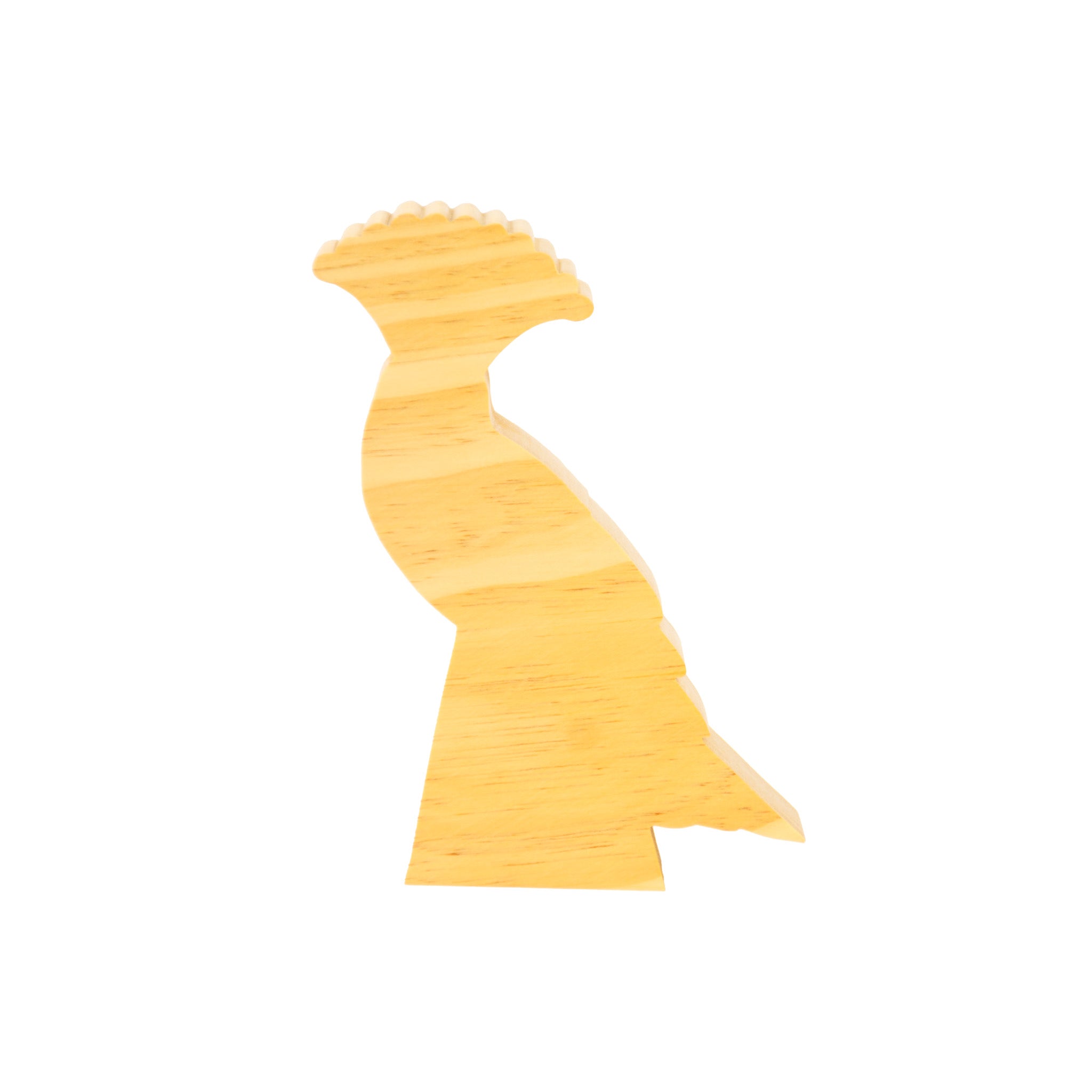 Wooden Sculpture Maria-Fan Bird Patricia Maranhão