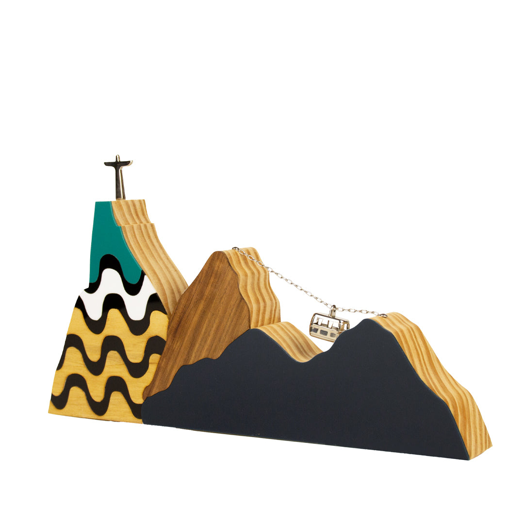 Wooden Sculpture River Landscape Copacabana Bossa Nova G Patricia Maranhão