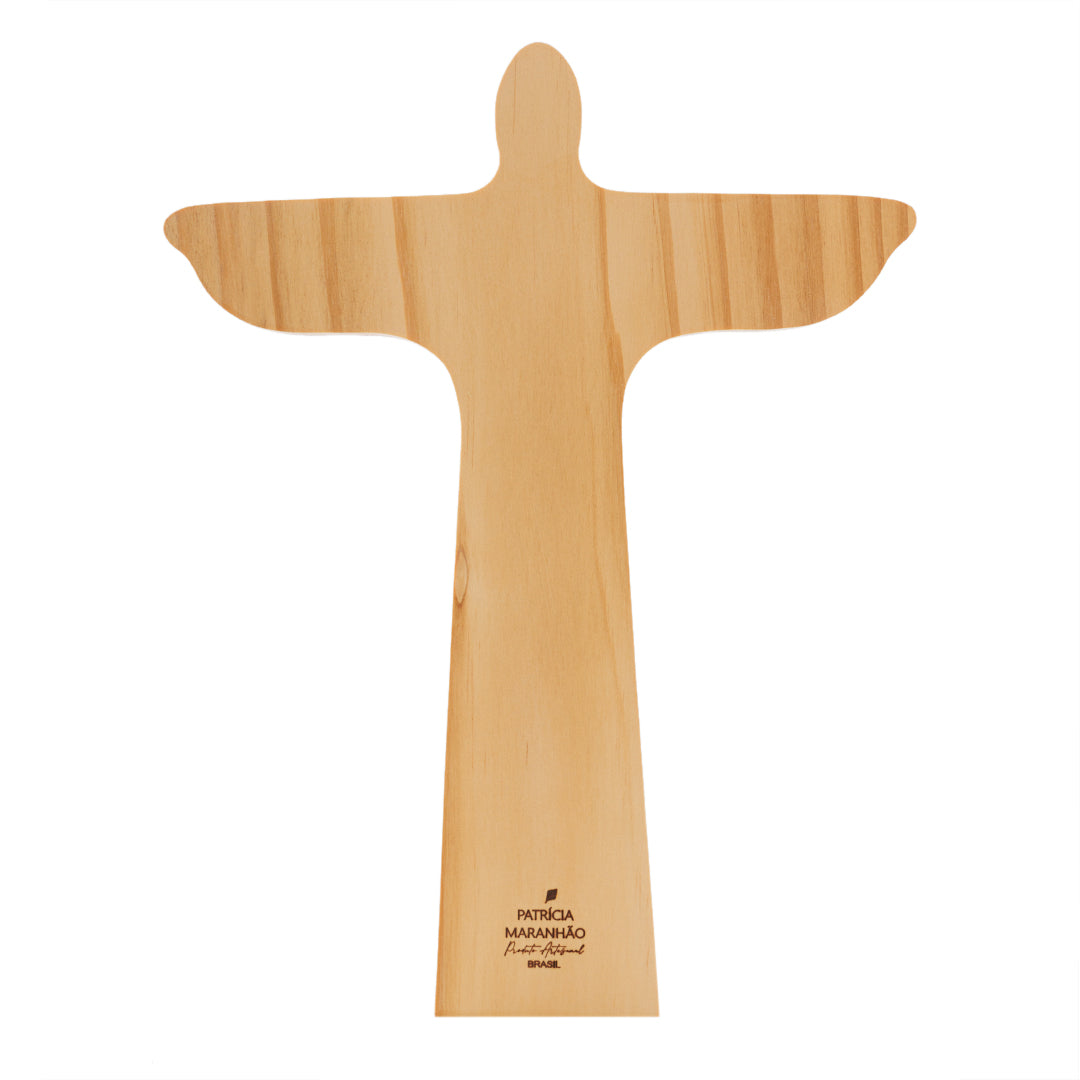 Wooden Sculpture Rio Christ Whale Patricia Maranhão