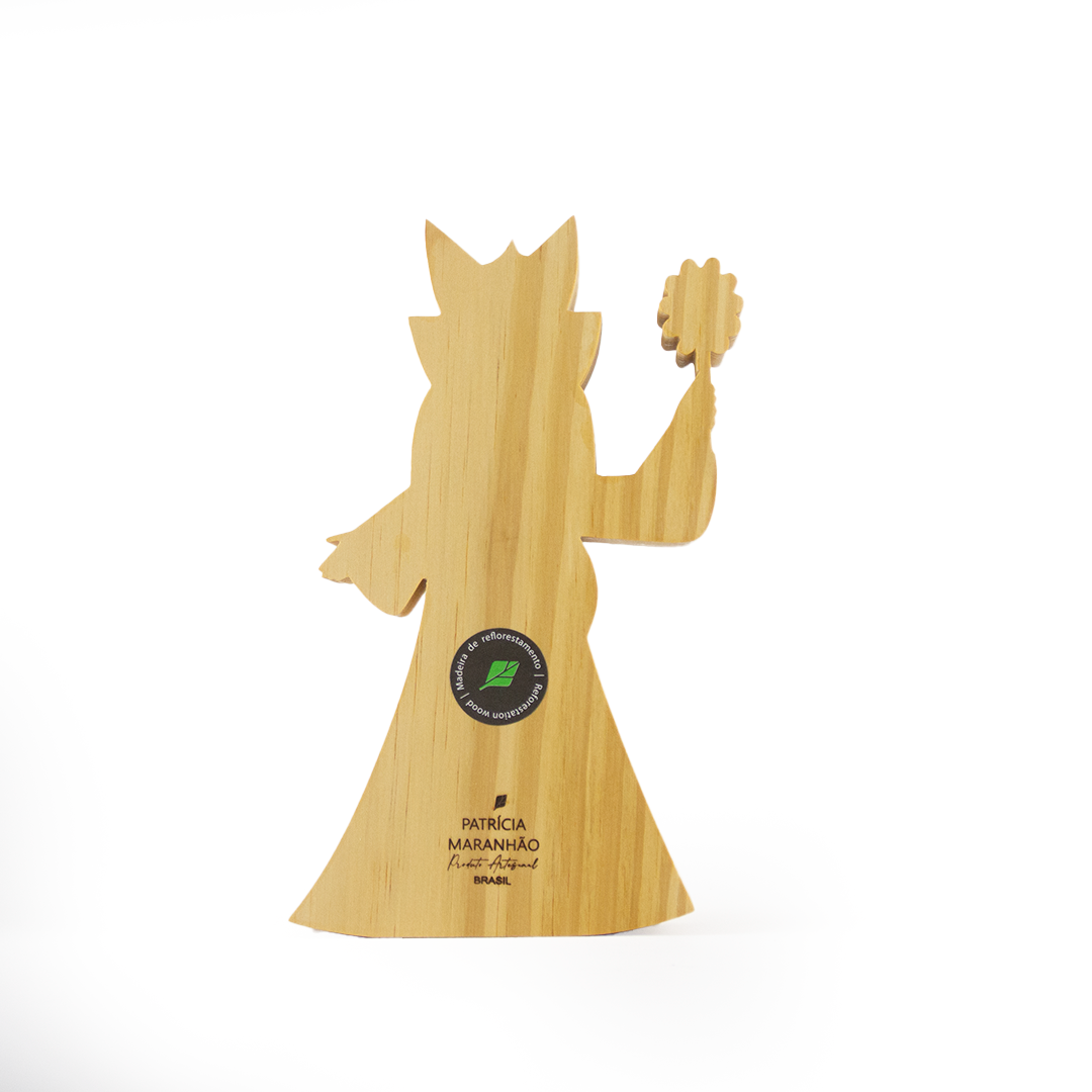 Wooden Sculpture Orixa Oxum Patricia Maranhão
