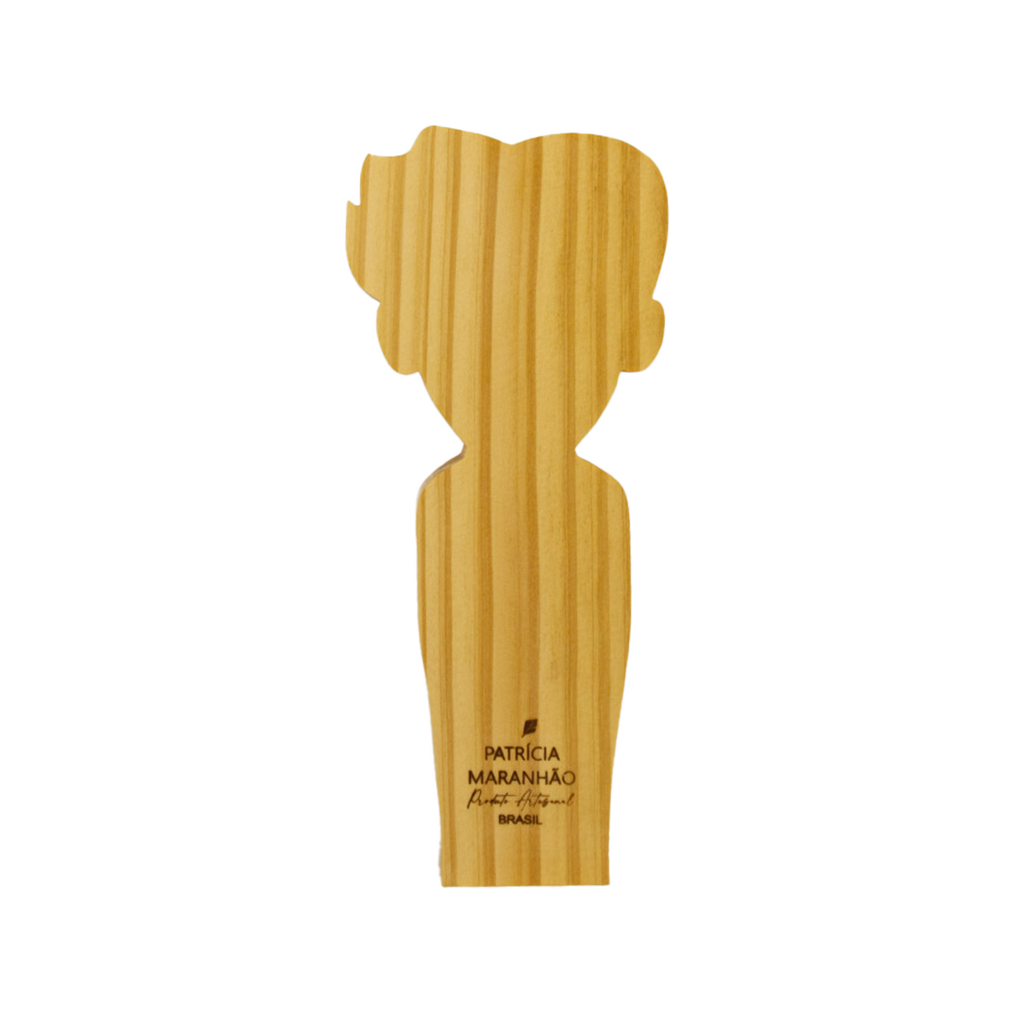 Kokeshi Wood Sculpture Nikola Tesla