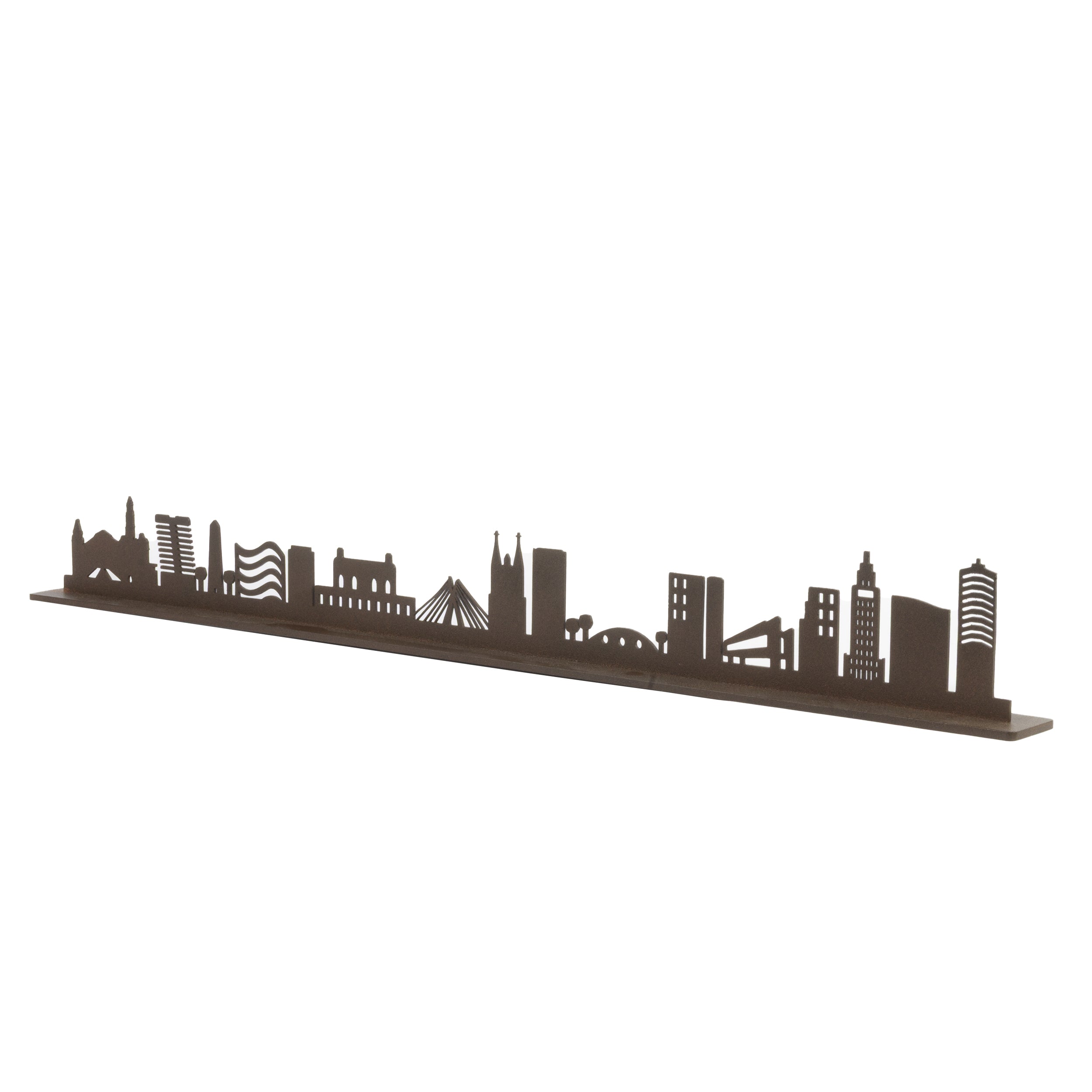 Escultura em Chapa Ferro Skyline Silhueta São Paulo Patrícia Maranhão