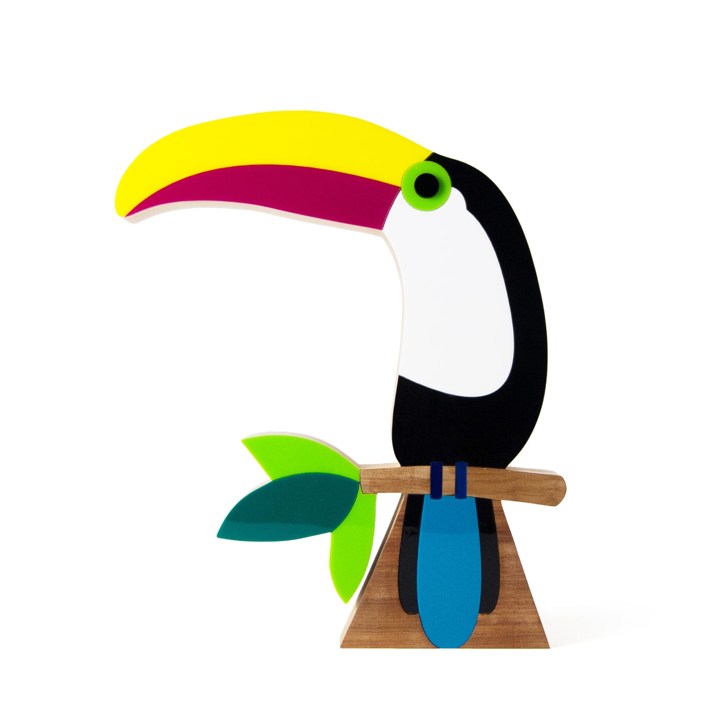 Wooden Sculpture Toucan Ted GG Patricia Maranhão