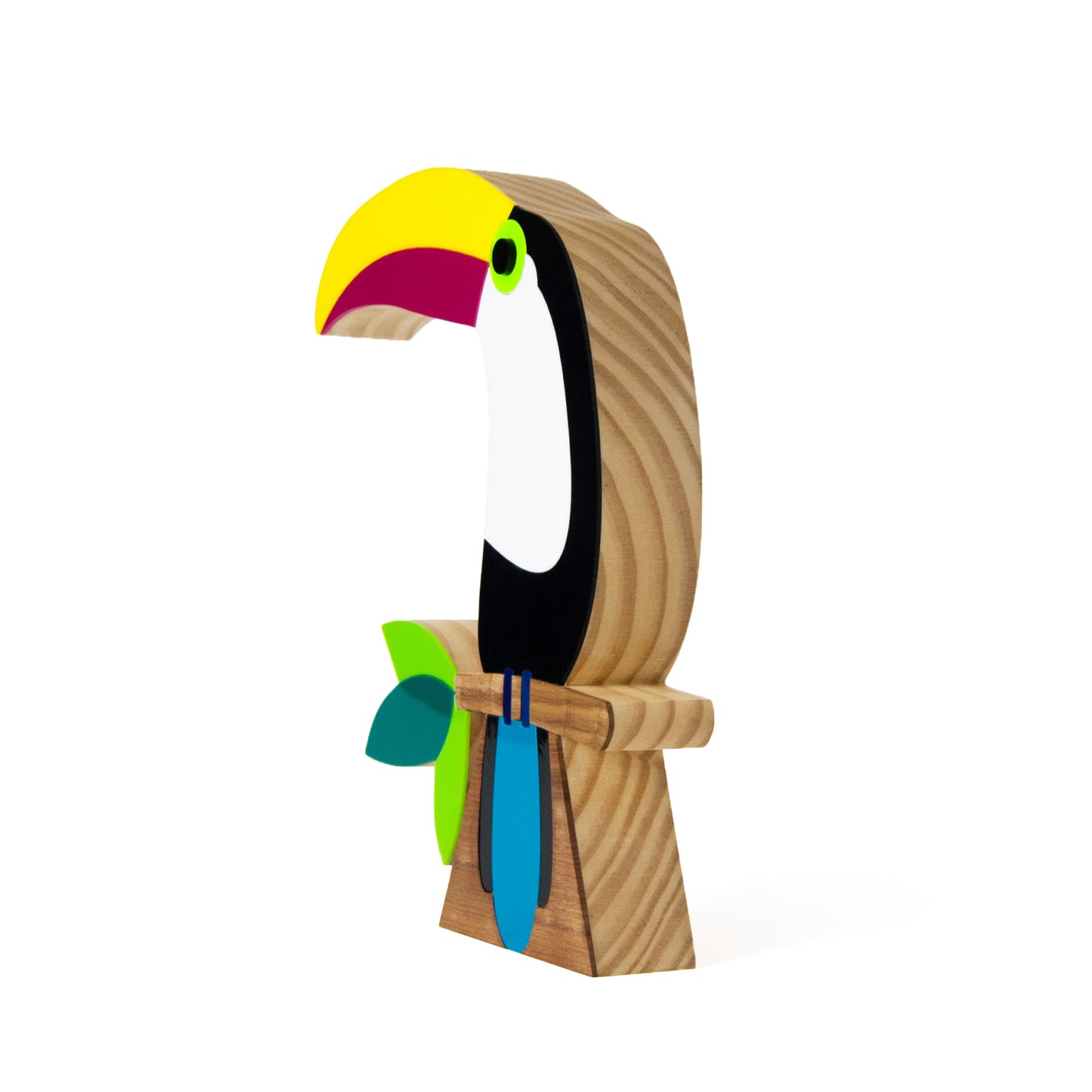 Wooden Sculpture Toucan Ted GG Patricia Maranhão