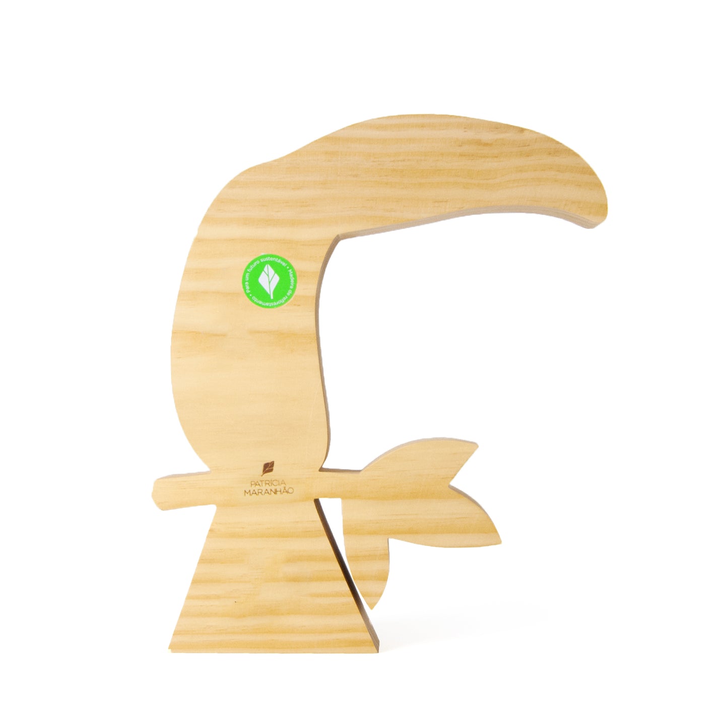 Wooden Sculpture Toucan Ted GG Patricia Maranhão