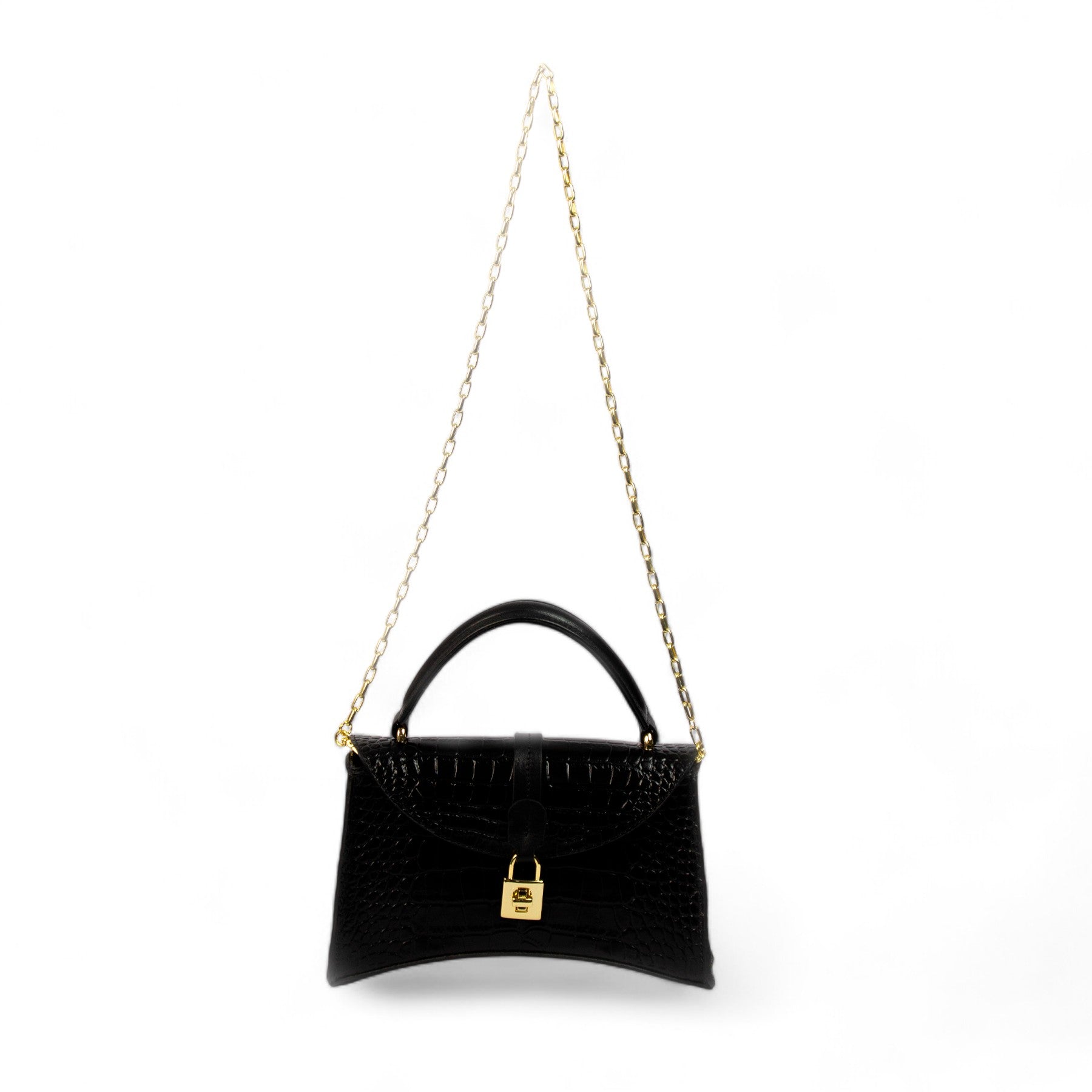Fancy Mini Crossbody Bag in Genuine Crocodile Leather by Patrícia Maranhão