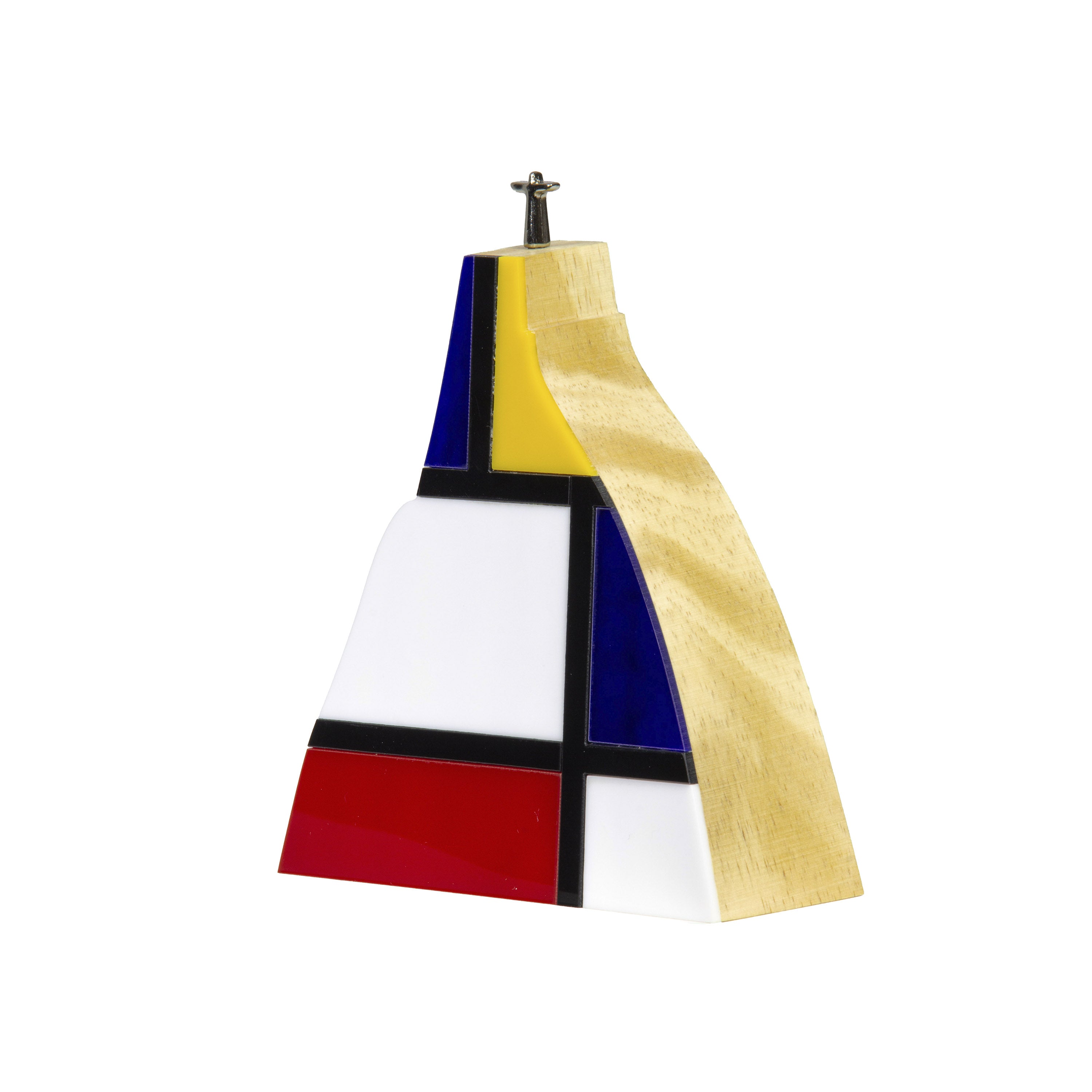 Rio Corcovado Mondrian Wooden Sculpture Patricia Maranhão