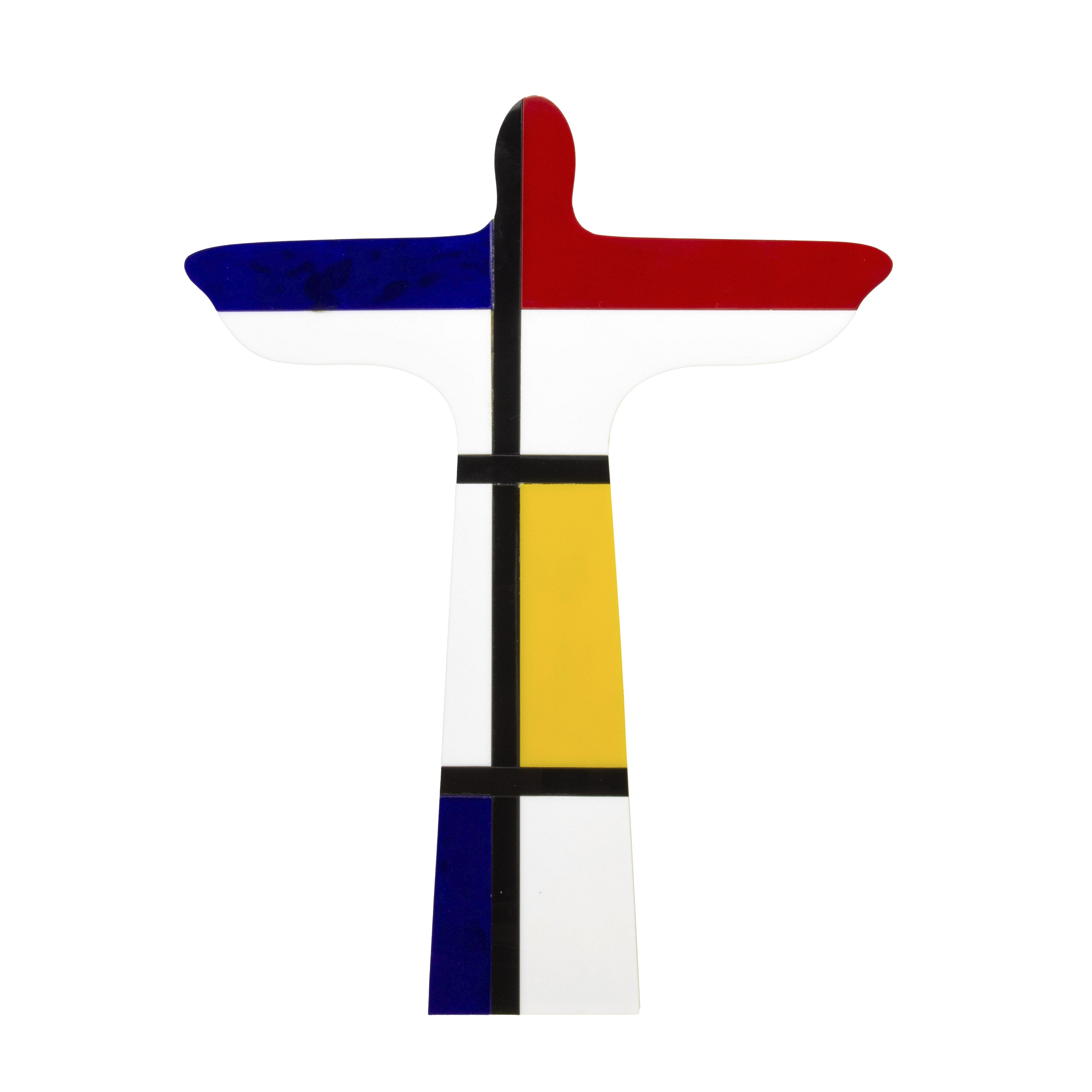 Escultura de Madeira Rio Cristo Mondrian Grande Patricia Maranhão