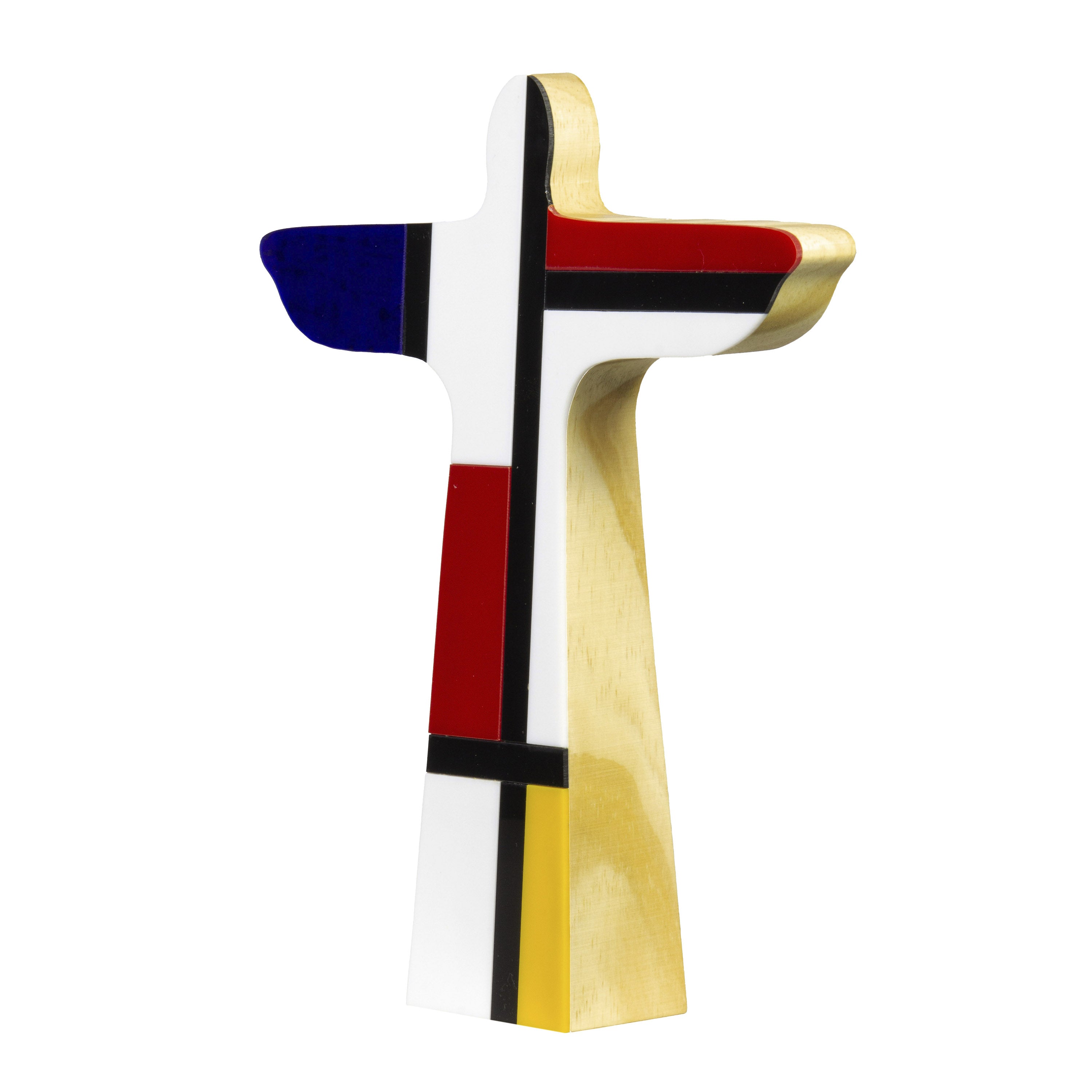 Escultura de Madeira Rio Cristo Mondrian Patricia Maranhão