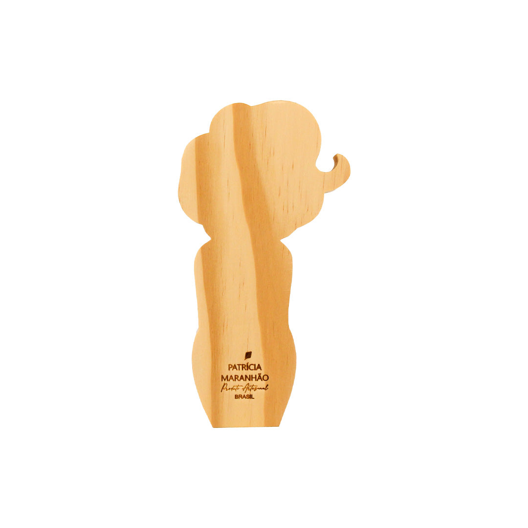 Kokeshi Wood Sculpture Marilyn Monroe