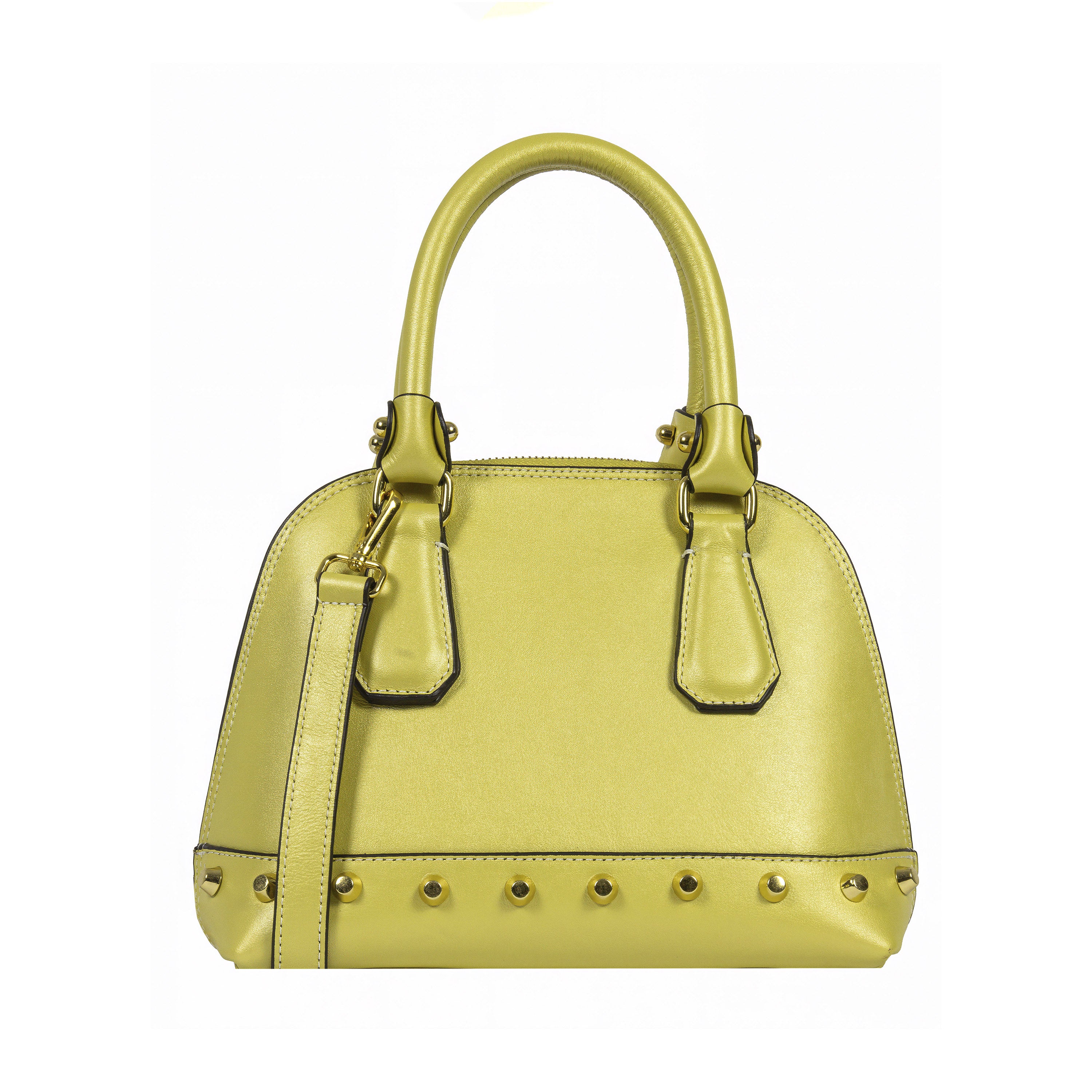 Bolsa Bowling Serena Perolada Amarelo Baby Patrícia Maranhão