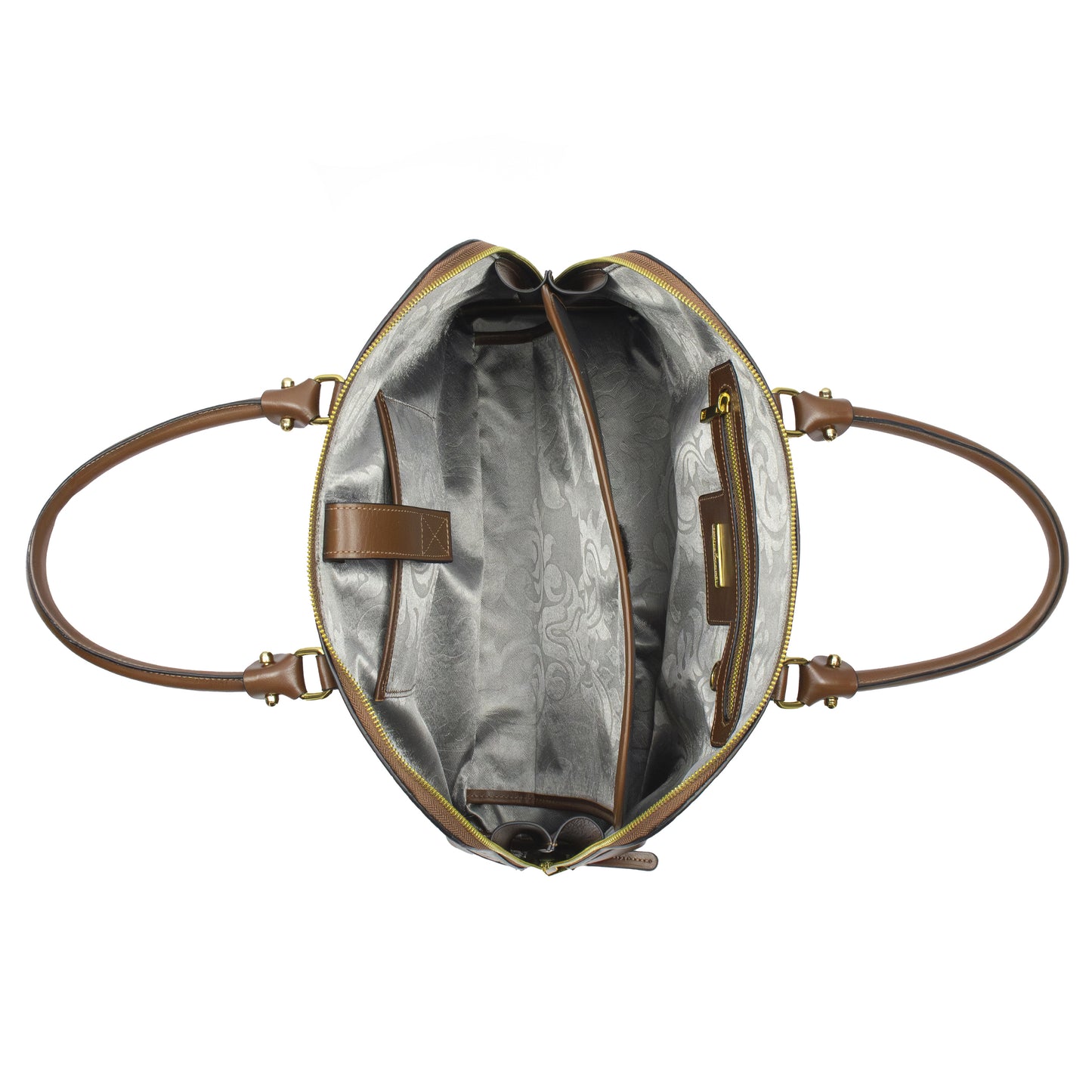 Bolsa Bowling Serena Croco G Caramelo Patrícia Maranhão