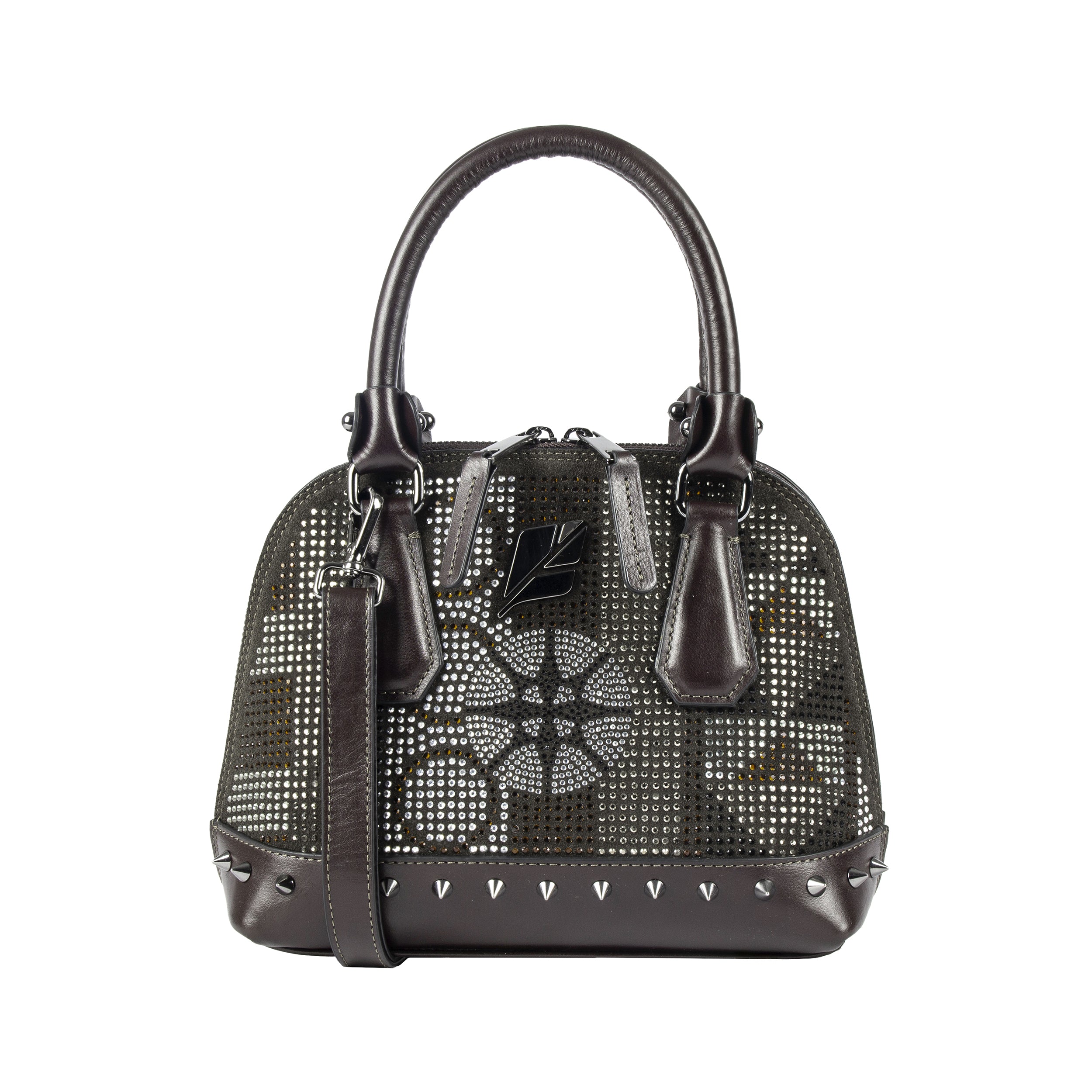 Serena Hot Brown Bowling Bag, Size P, Patricia Maranhão
