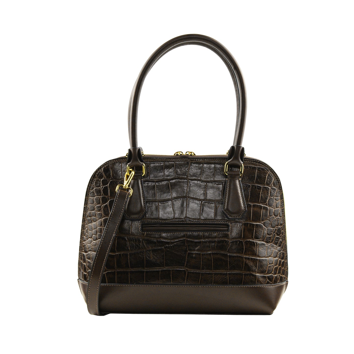 Bolsa Bowling Serena Croco M Pinhão Patrícia Maranhão