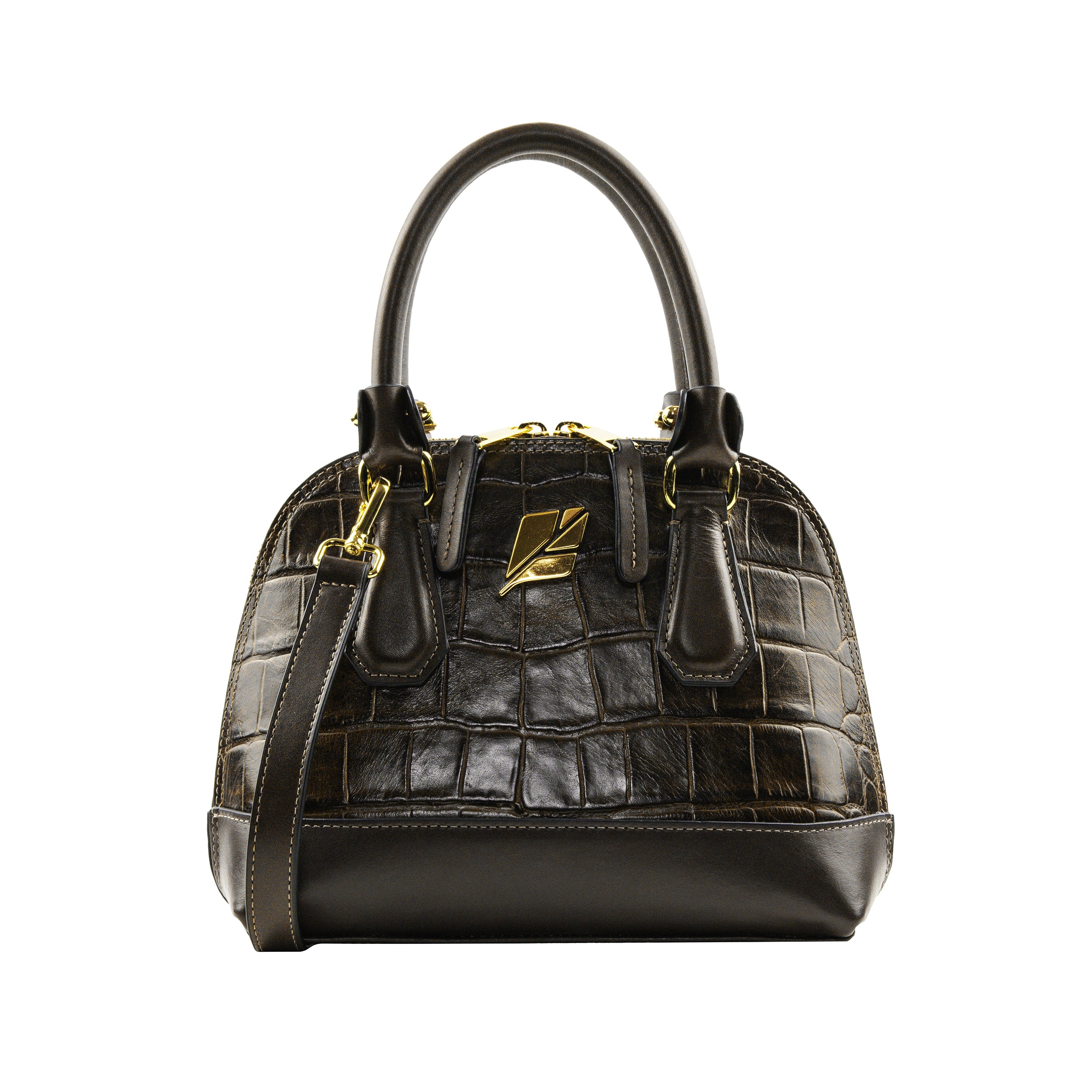 Serena Croco P Bowling Bag by Patrícia Maranhão