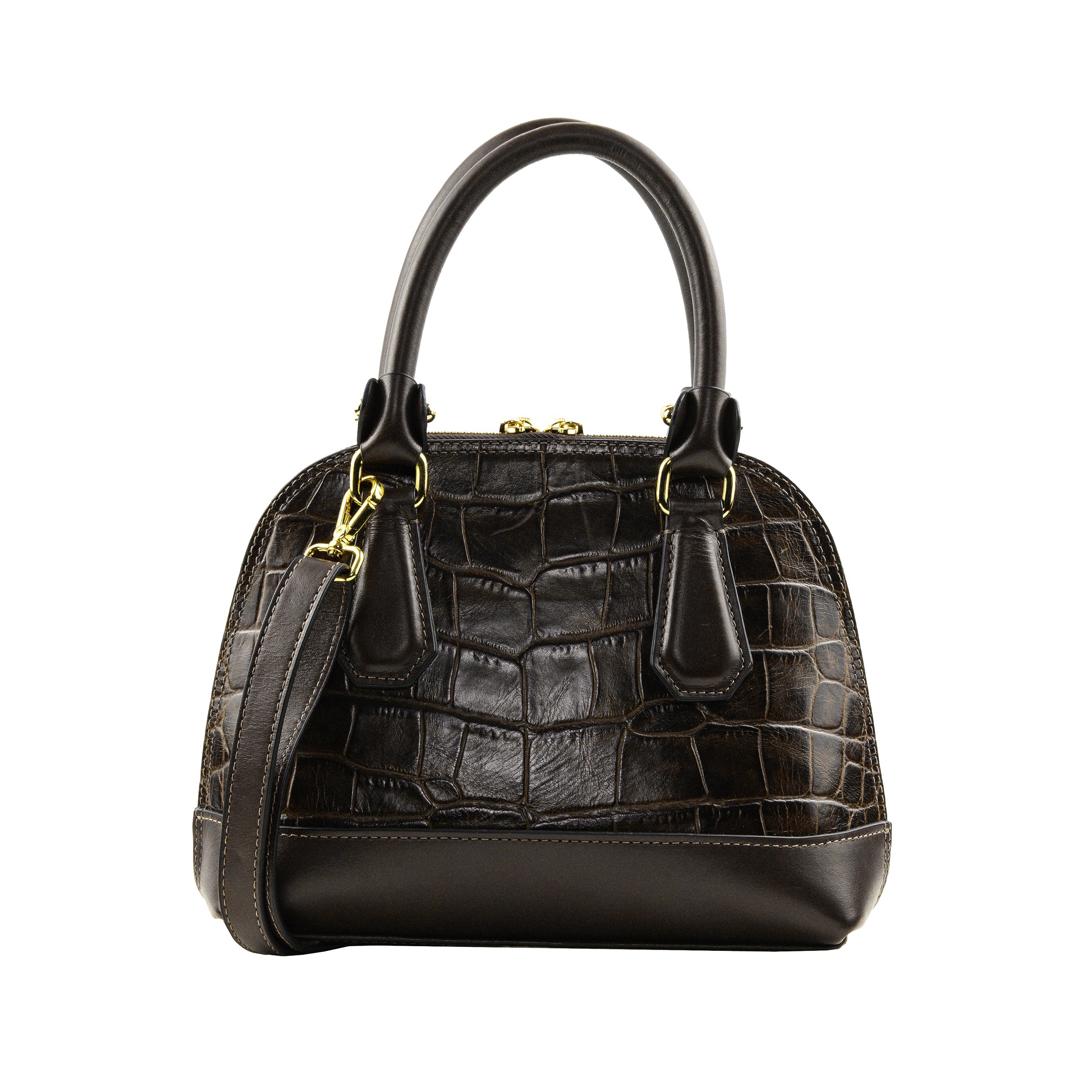 Serena Croco P Bowling Bag by Patrícia Maranhão