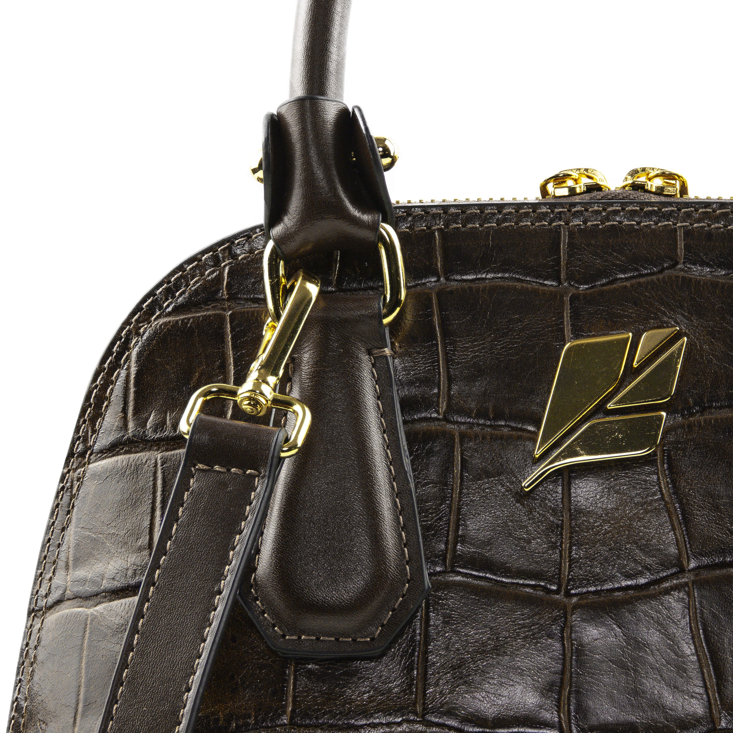 Serena Croco P Bowling Bag by Patrícia Maranhão