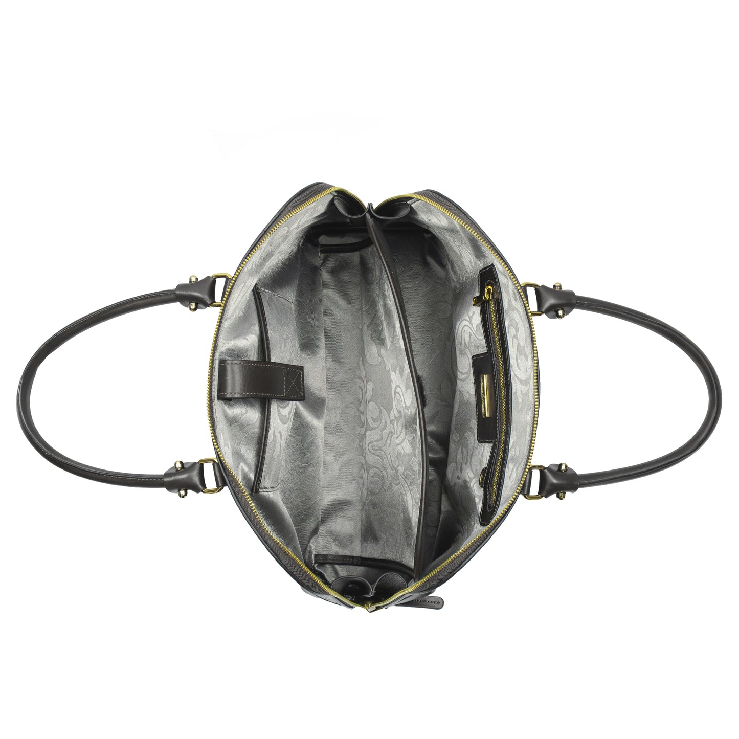 Bolsa Bowling Serena Croco G Preto Patrícia Maranhão