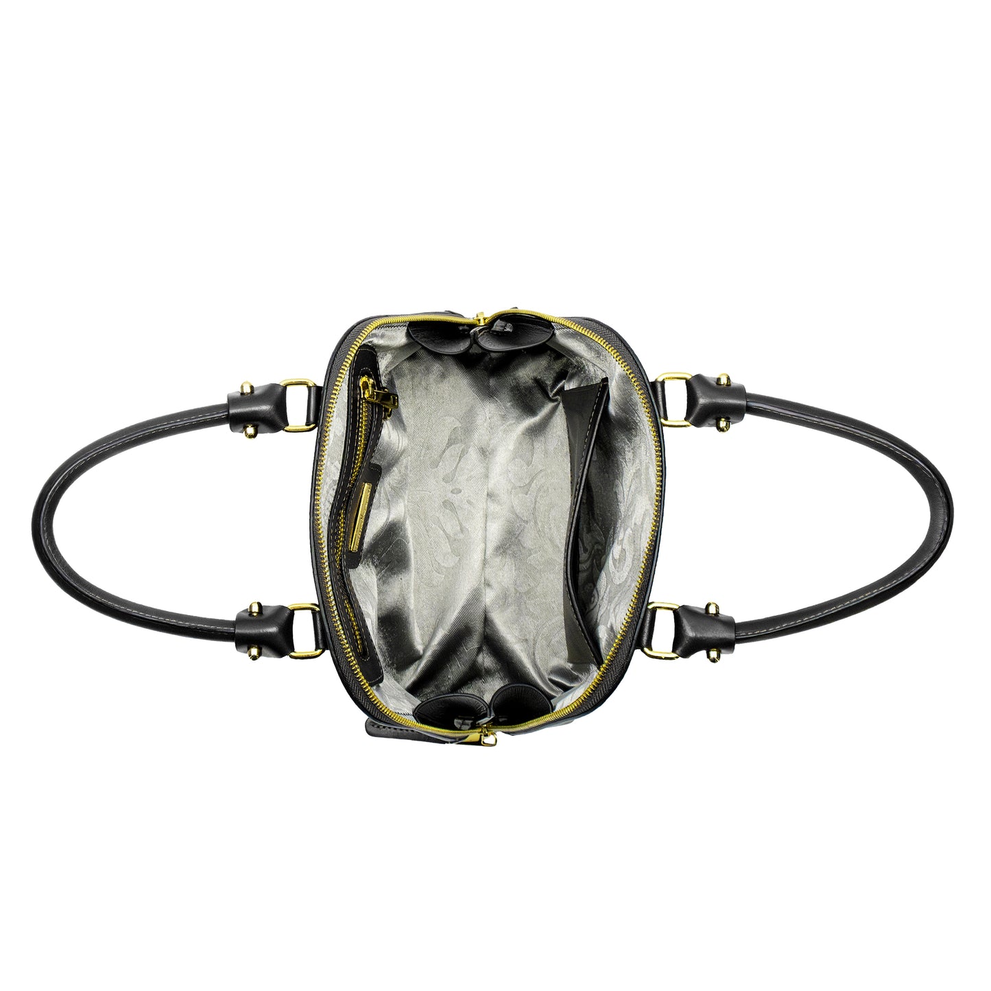 Bolsa Bowling Serena Croco P Preta Patrícia Maranhão