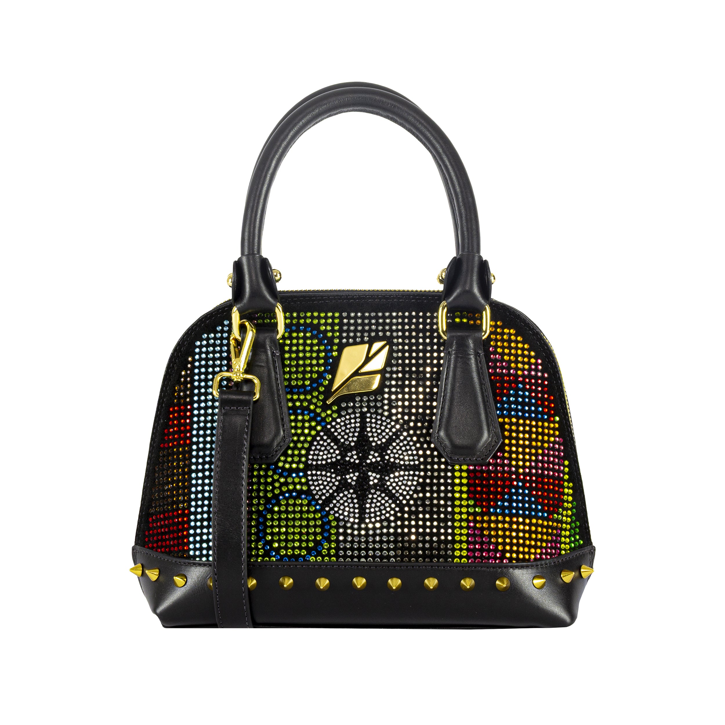 Serena Hot Black Bowling Bag, Size P, Patricia Maranhão