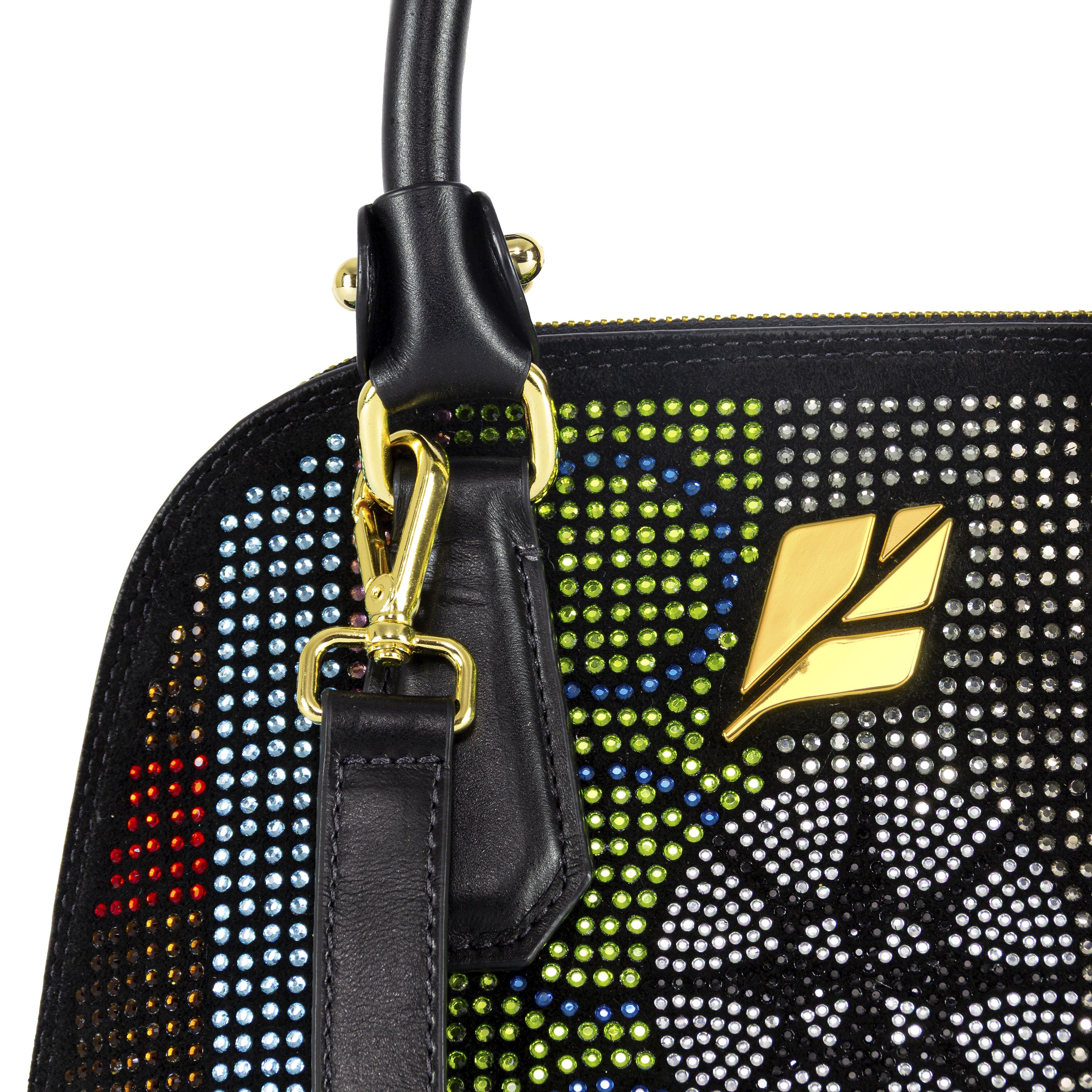 Serena Hot Black Bowling Bag, Size P, Patricia Maranhão
