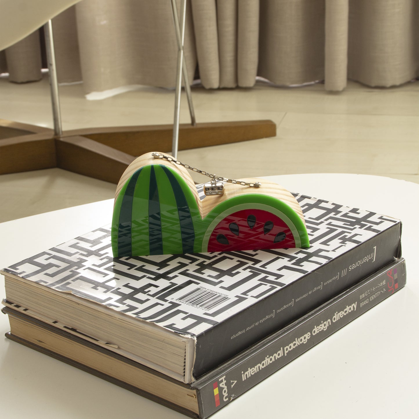 Escultura de Madeira Rio Bondinho Melância P Patricia Maranhão