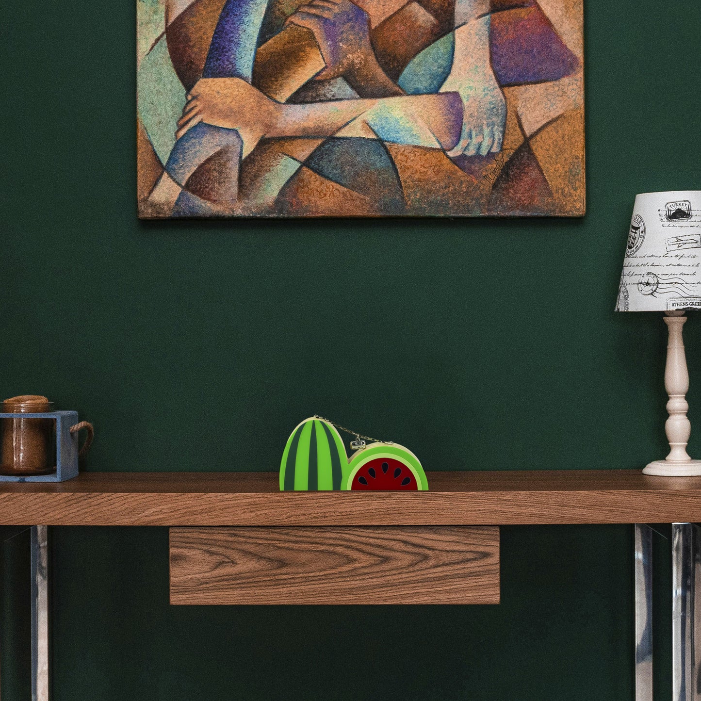 Escultura de Madeira Rio Bondinho Melância P Patricia Maranhão