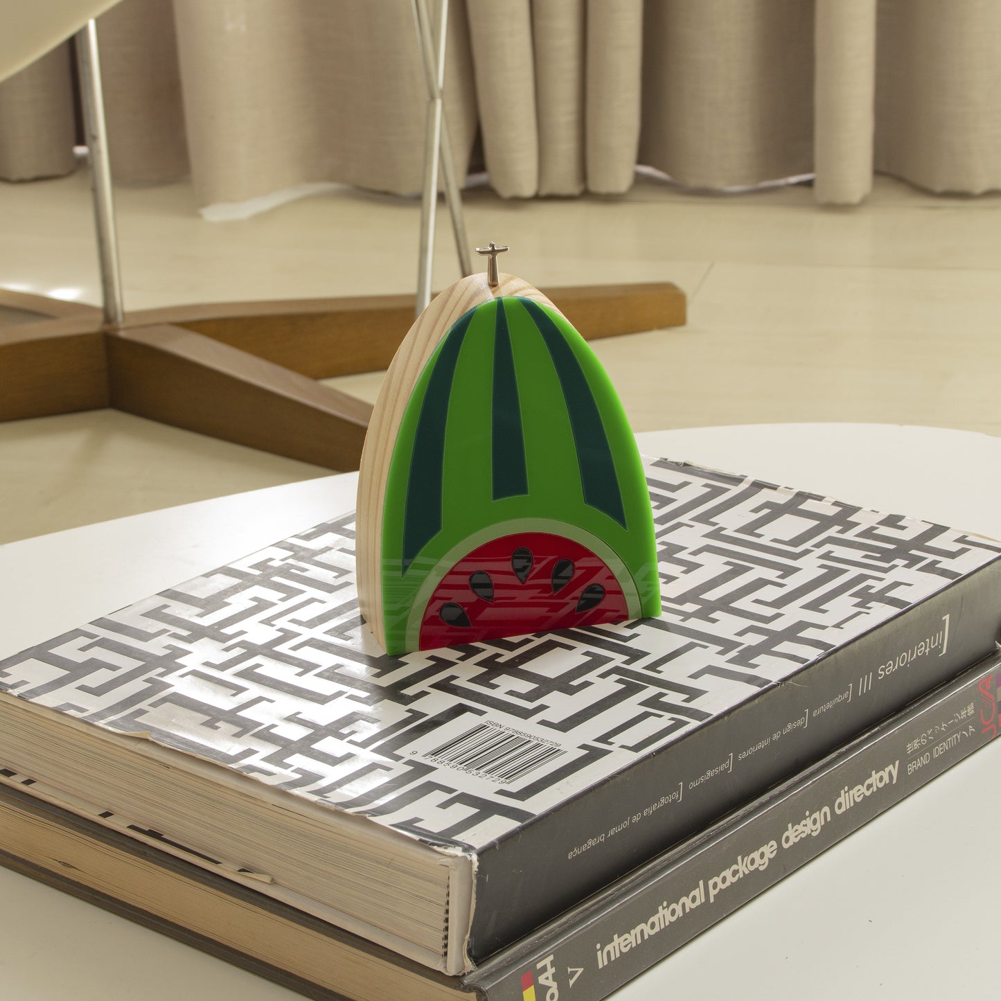 Escultura de Madeira Corcovado Melância P Patricia Maranhão