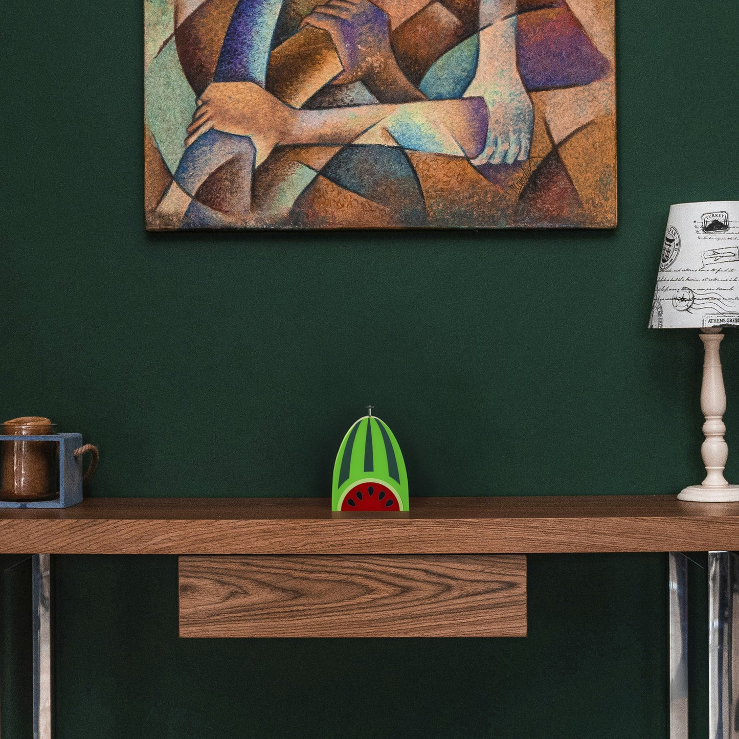 Escultura de Madeira Corcovado Melância P Patricia Maranhão