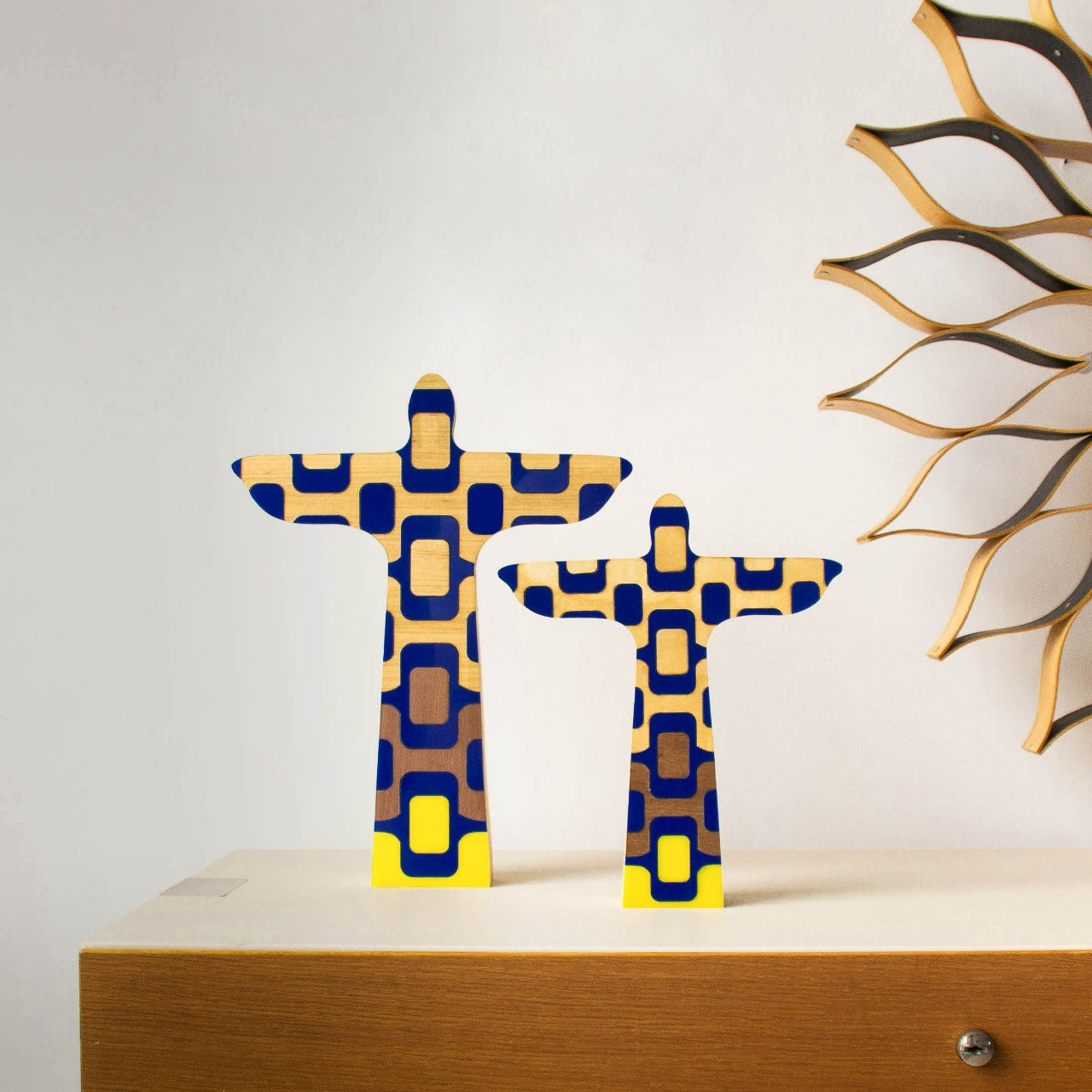 Wooden Sculpture Rio Christ the Redeemer Ipanema Bossa Nova Patricia Maranhão