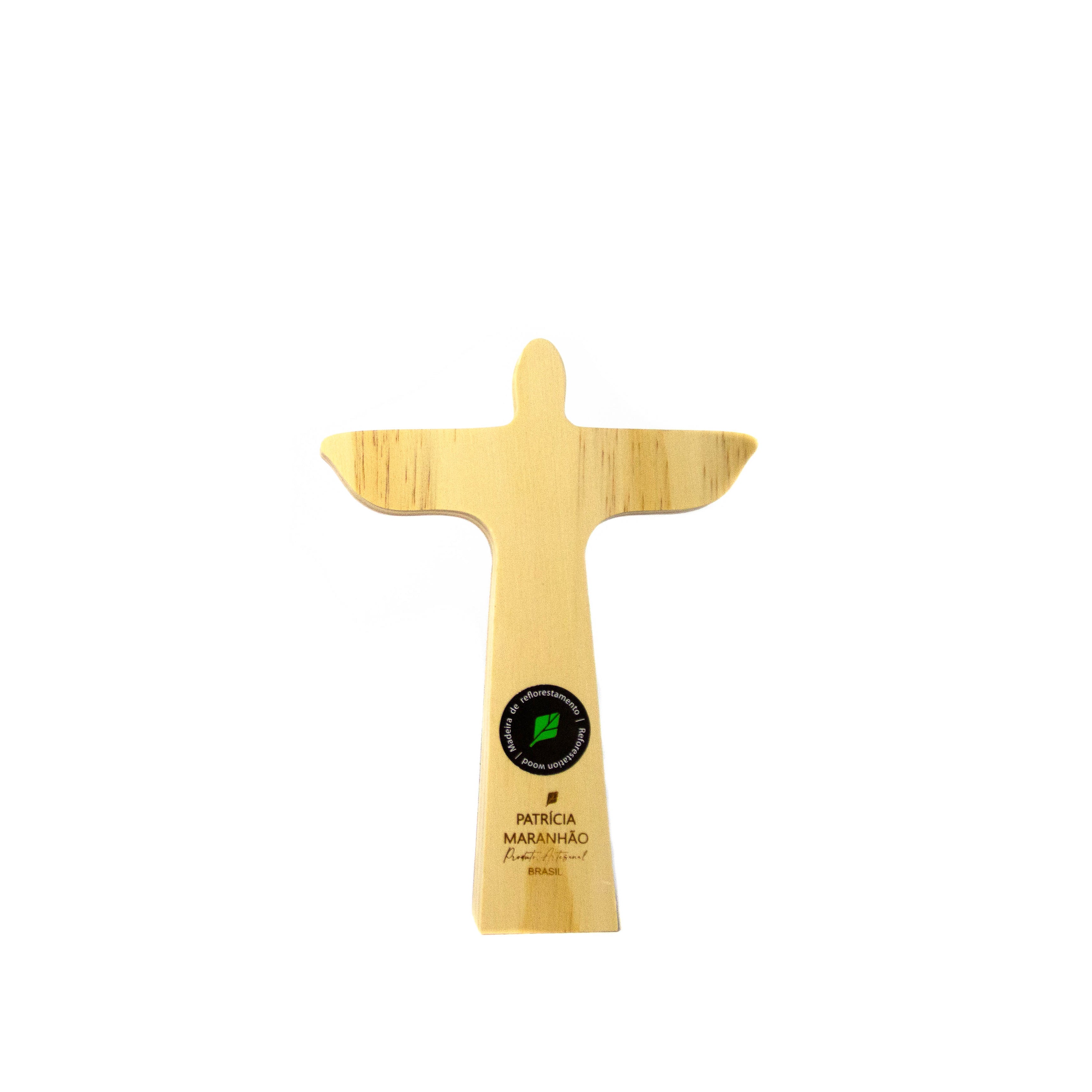 Wooden Sculpture Rio Christ the Redeemer Copacabana Bossa Nova Patricia Maranhão