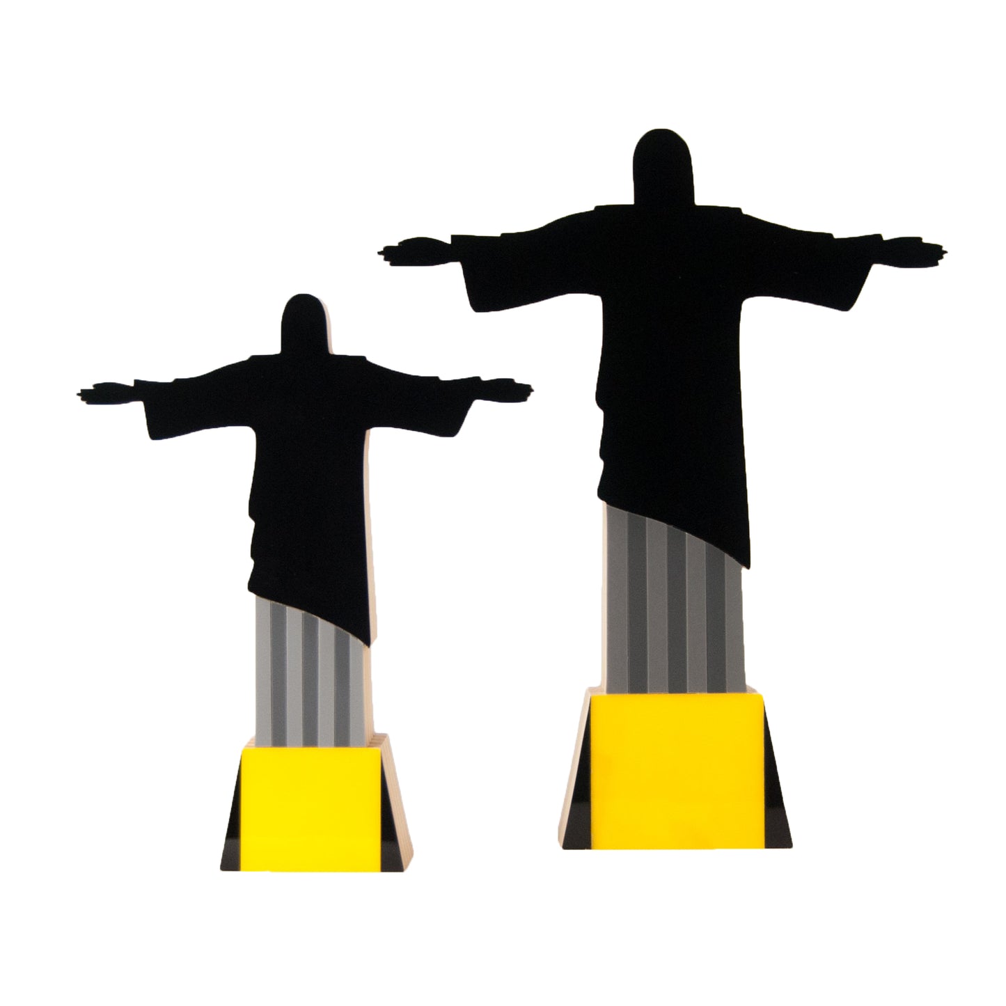 Escultura de Madeira Cristo Redentor Fun Patricia Maranhão