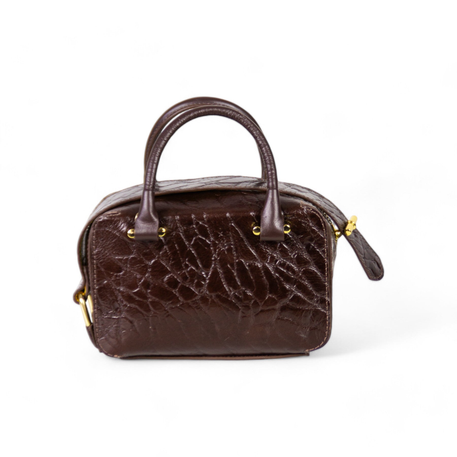 Gisele Mini Crossbody Bag in Genuine Brown Leather by Patrícia Maranhão