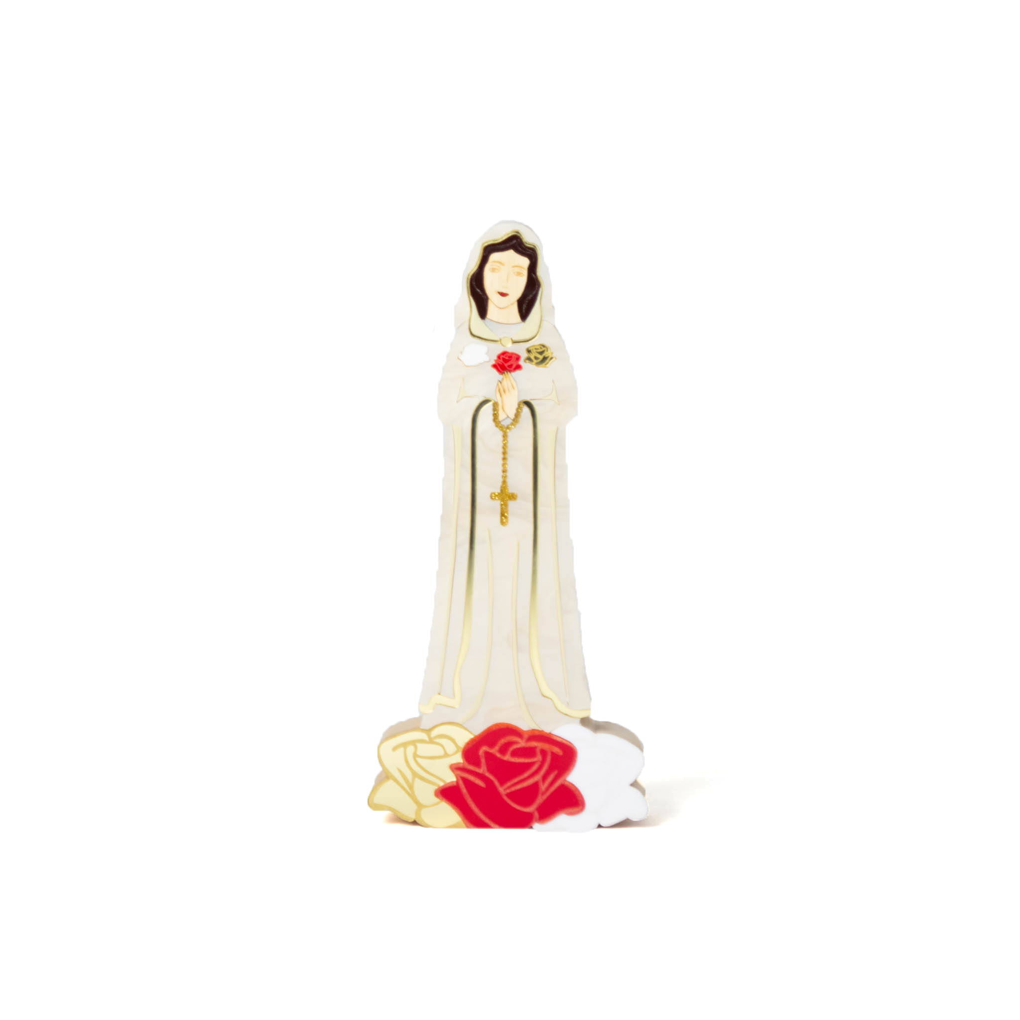 Escultura Nossa Senhora da Rosa Mística Sofistic Patricia Maranhão