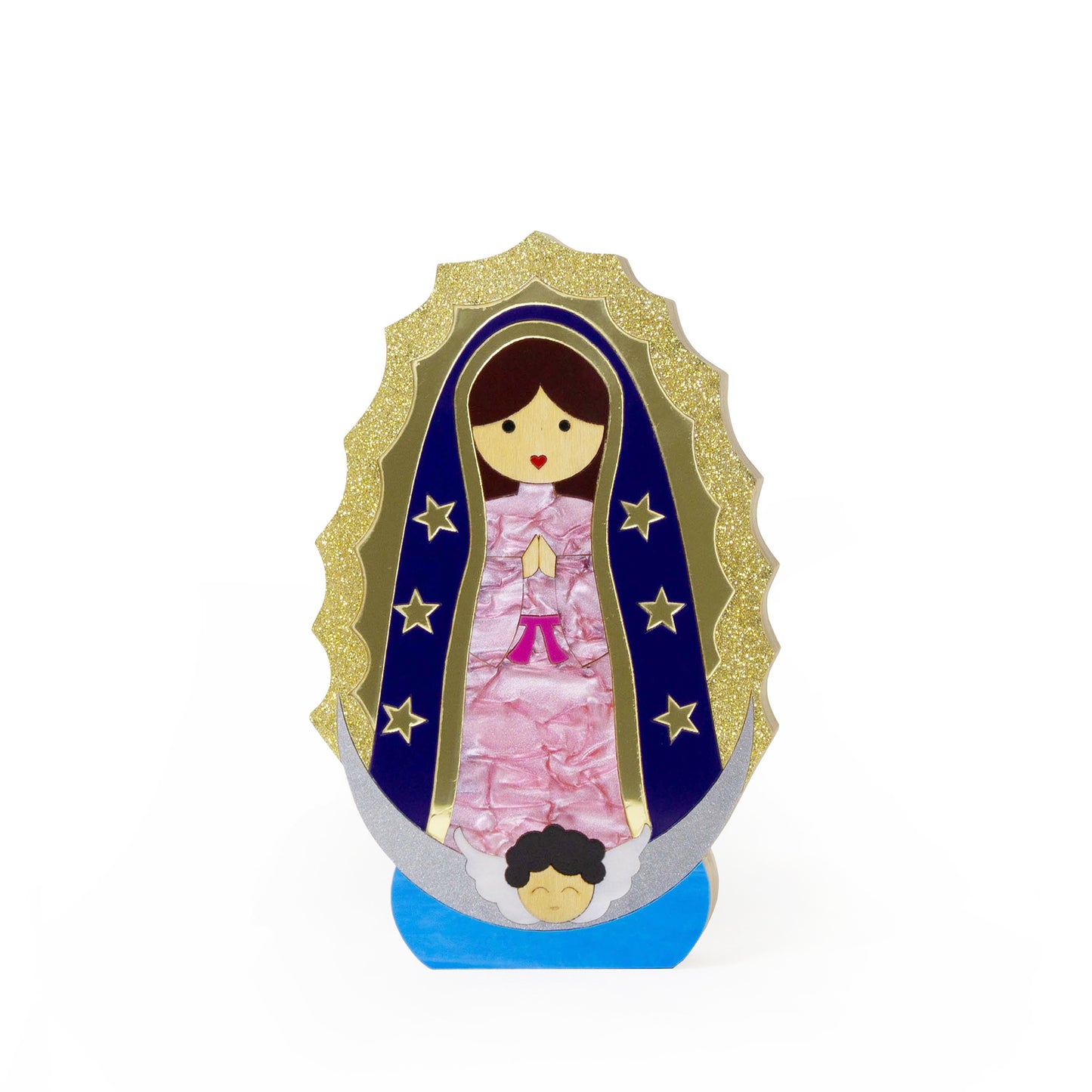 Escultura Nossa Senhora de Guadalupe Sacra Mini Patricia Maranhão