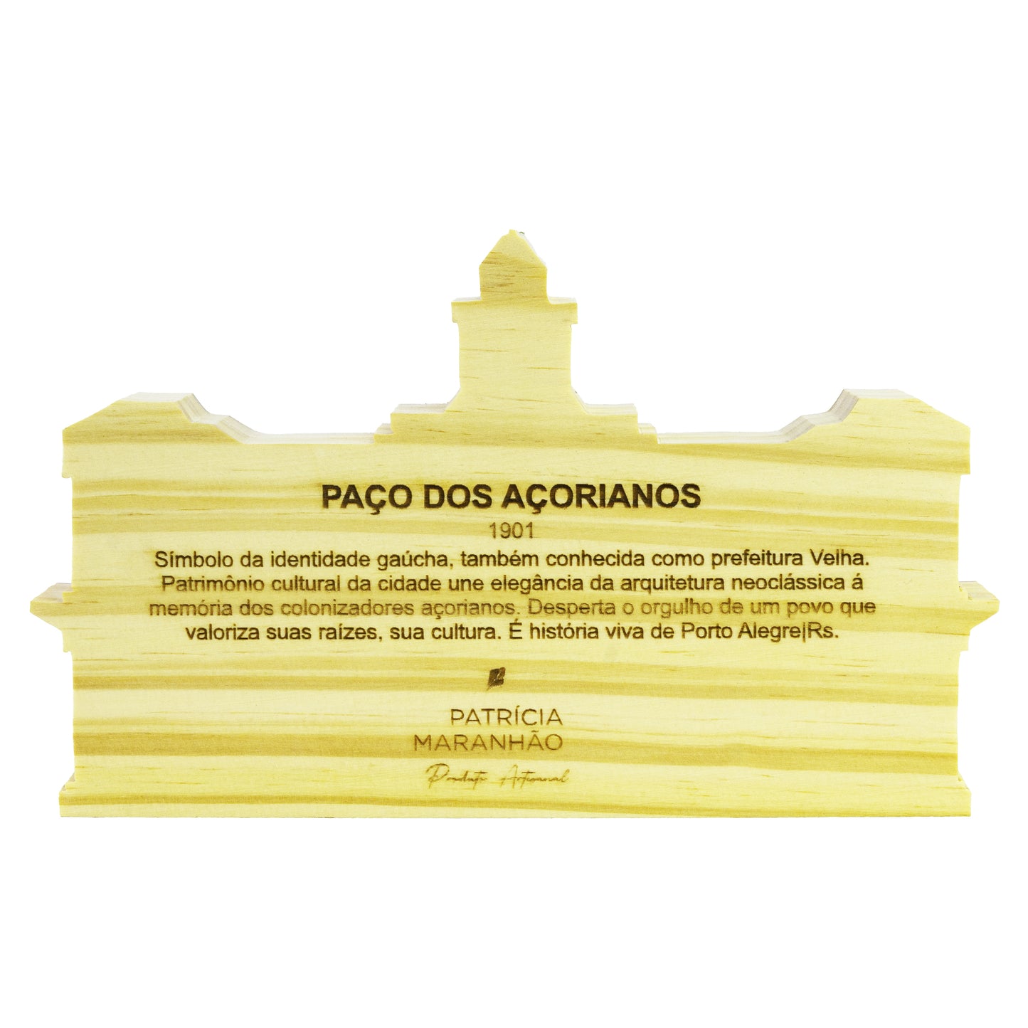 Escultura de Madeira Paço dos Açorianos Patrícia Maranhão