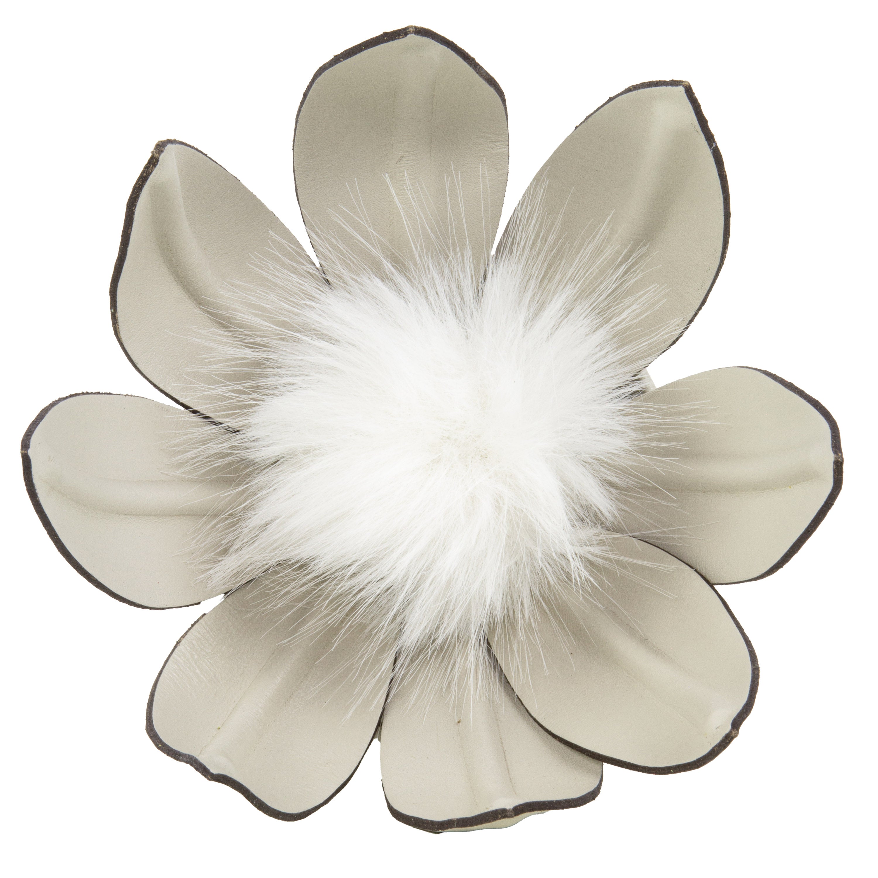 Protea Ice Plant Pot in Leather by Patricia Maranhão