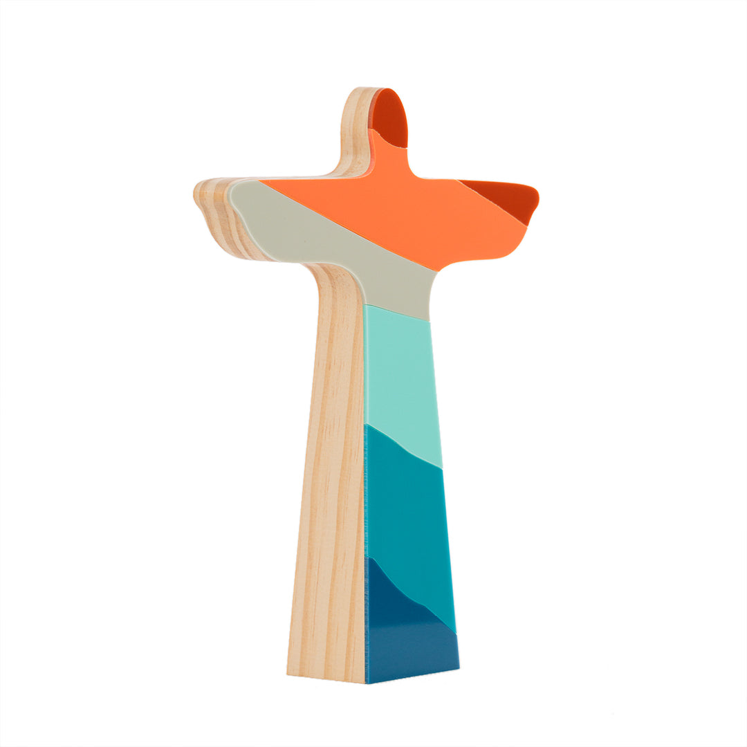 Wooden Sculpture Rio Cristo Linux Patricia Maranhão