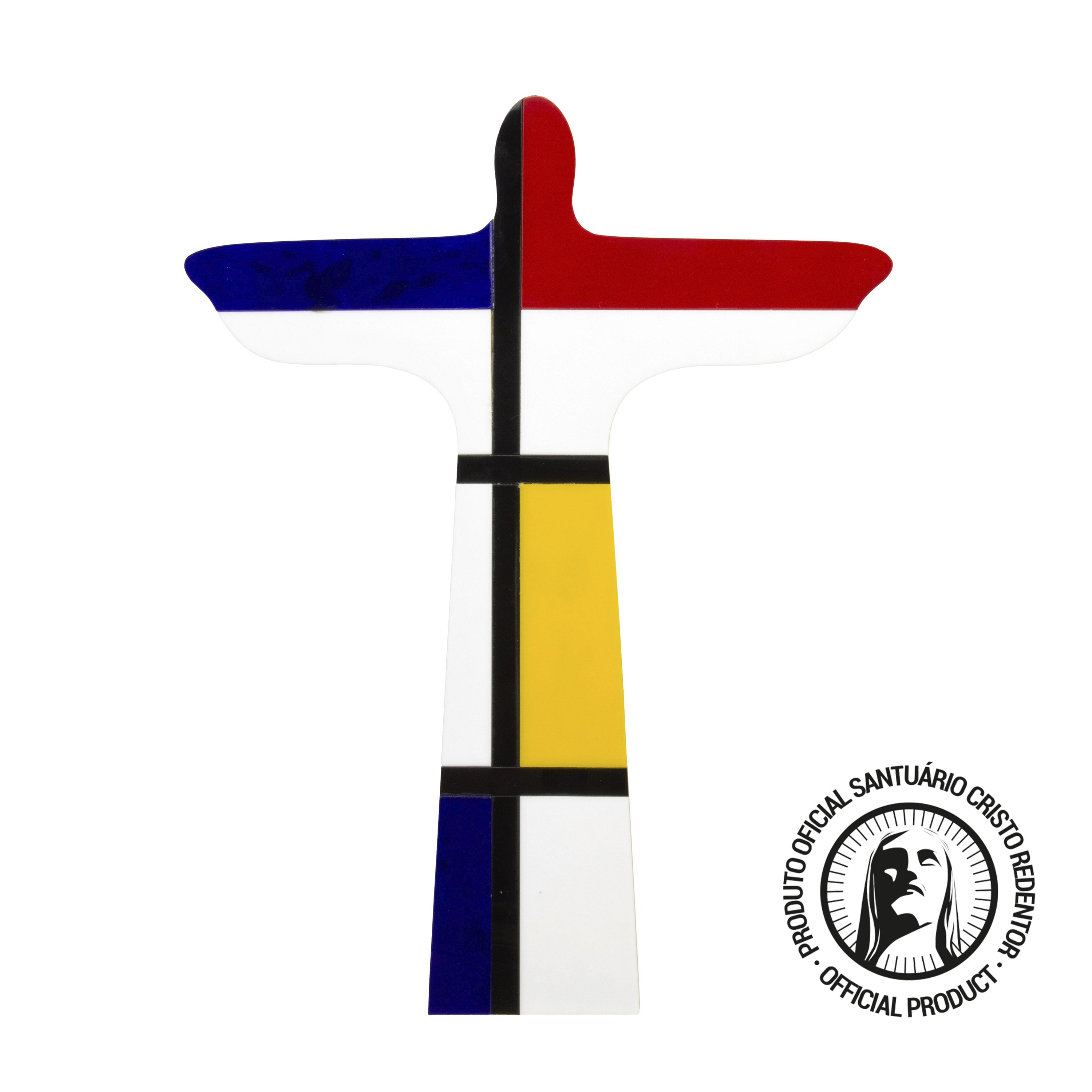 Escultura de Madeira Rio Cristo Mondrian Grande Patricia Maranhão