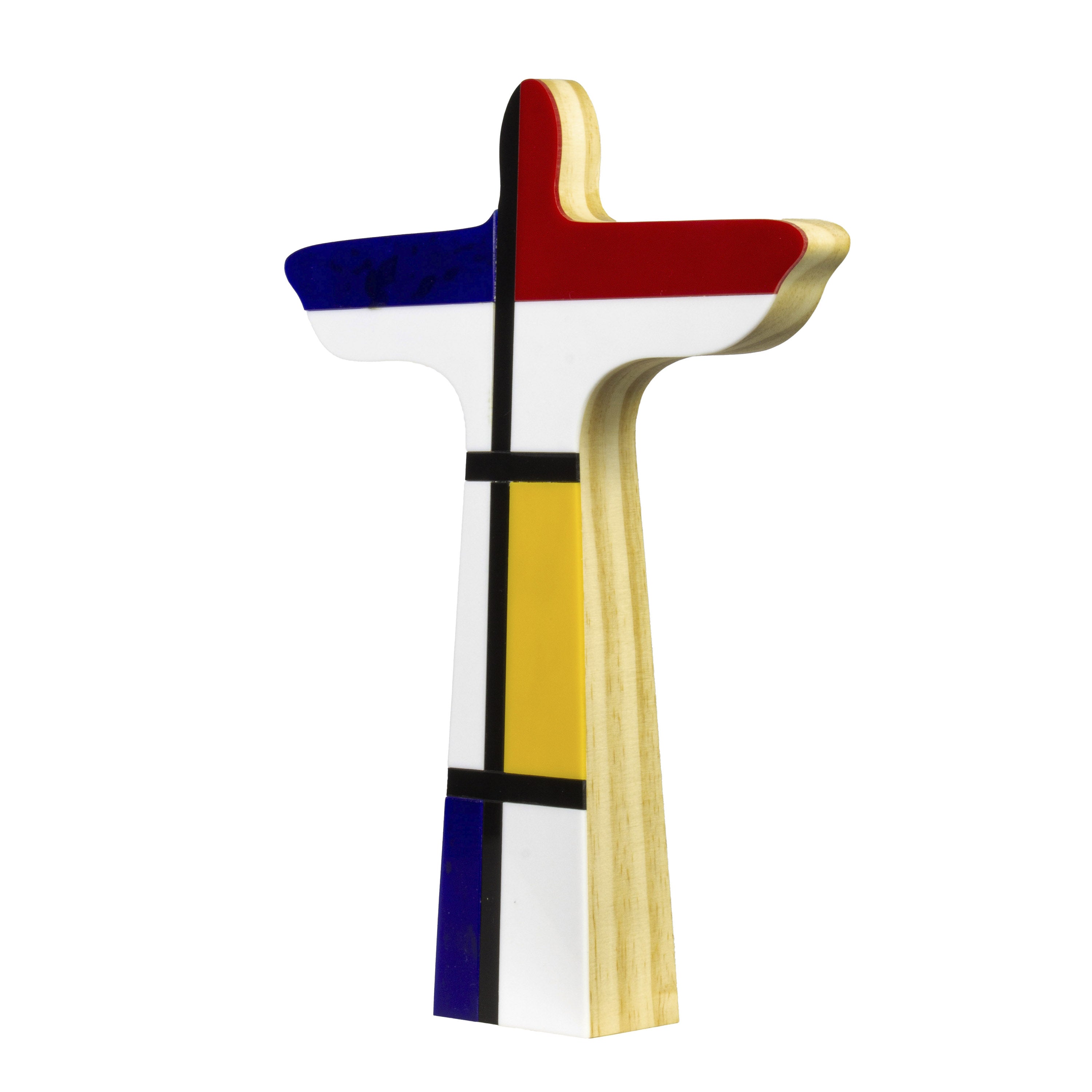 Escultura de Madeira Rio Cristo Mondrian Grande Patricia Maranhão