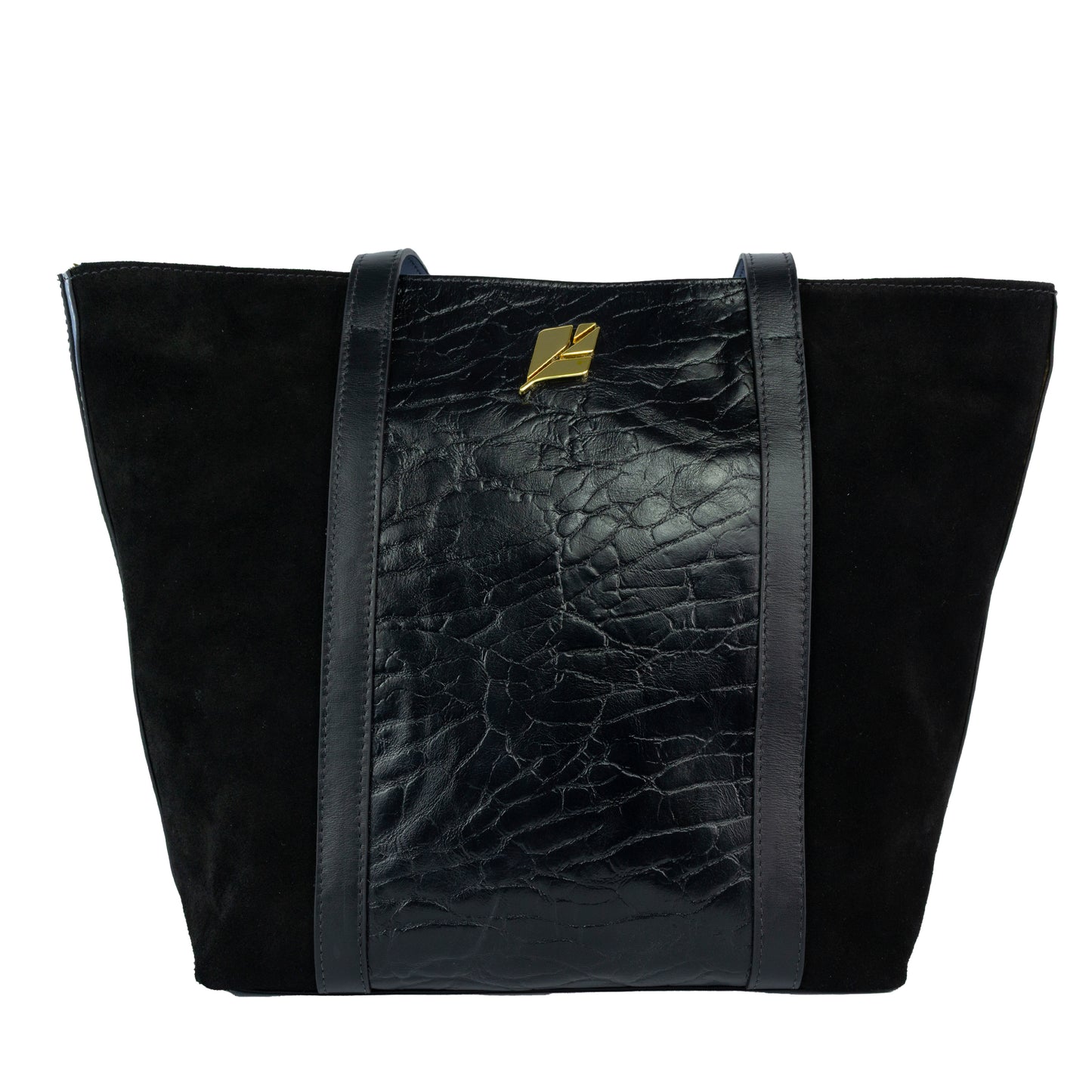 Bolsa Tote Grande Lola Couro Preto Patrícia Maranhão